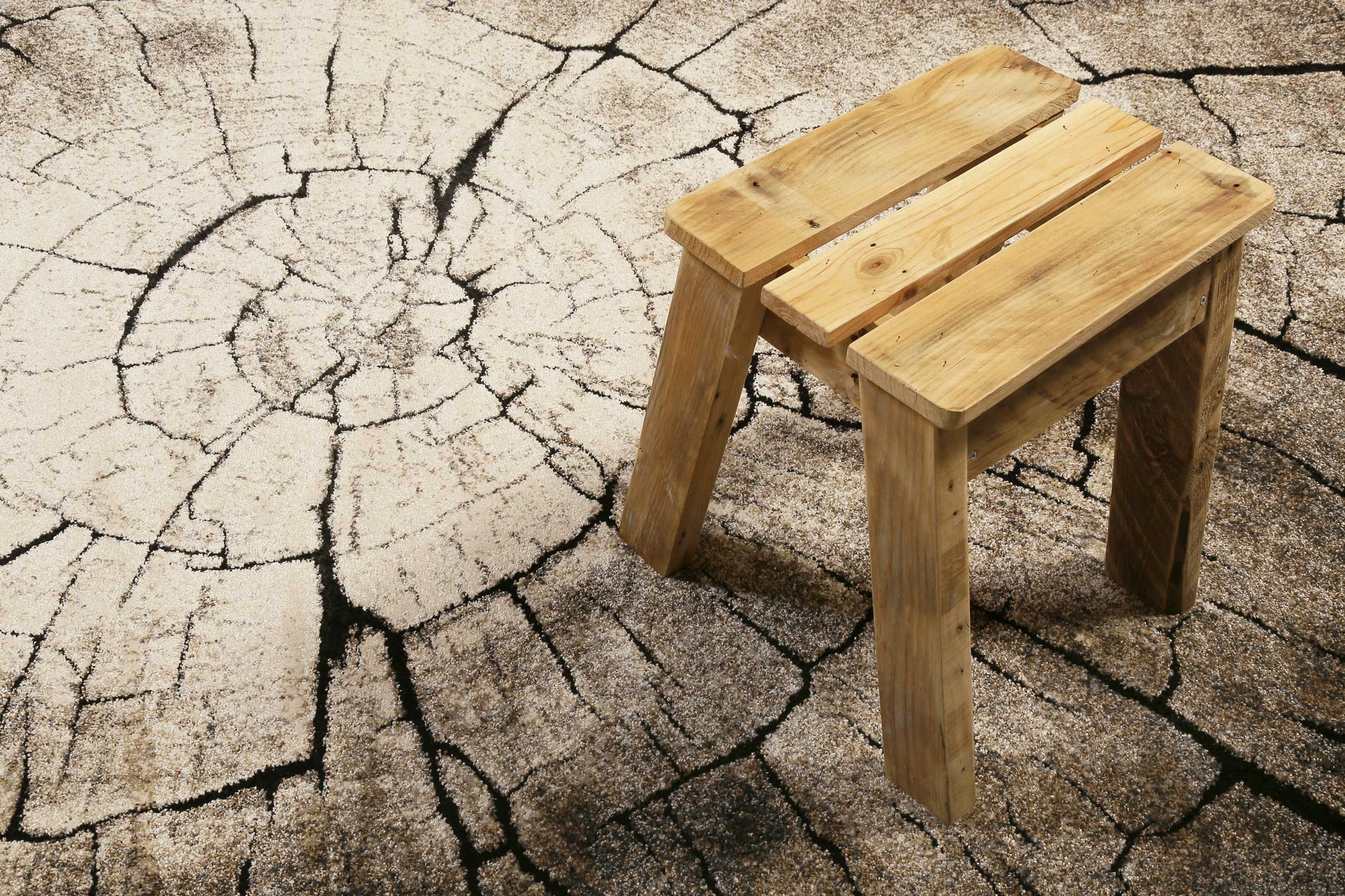 Wecon home Teppich »Wild Oak«, rechteckig, 13 mm Höhe, Holz Optik, Wohnzimmer