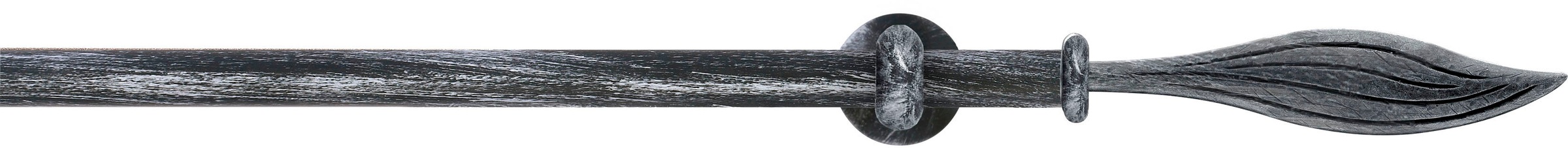 GARESA Gardinenstange »Esperanca Modern«, 2 läufig-läufig, Wunschmaßlänge, inkl. je10 cm einen Ring + FH, Träger, Endknöpfe