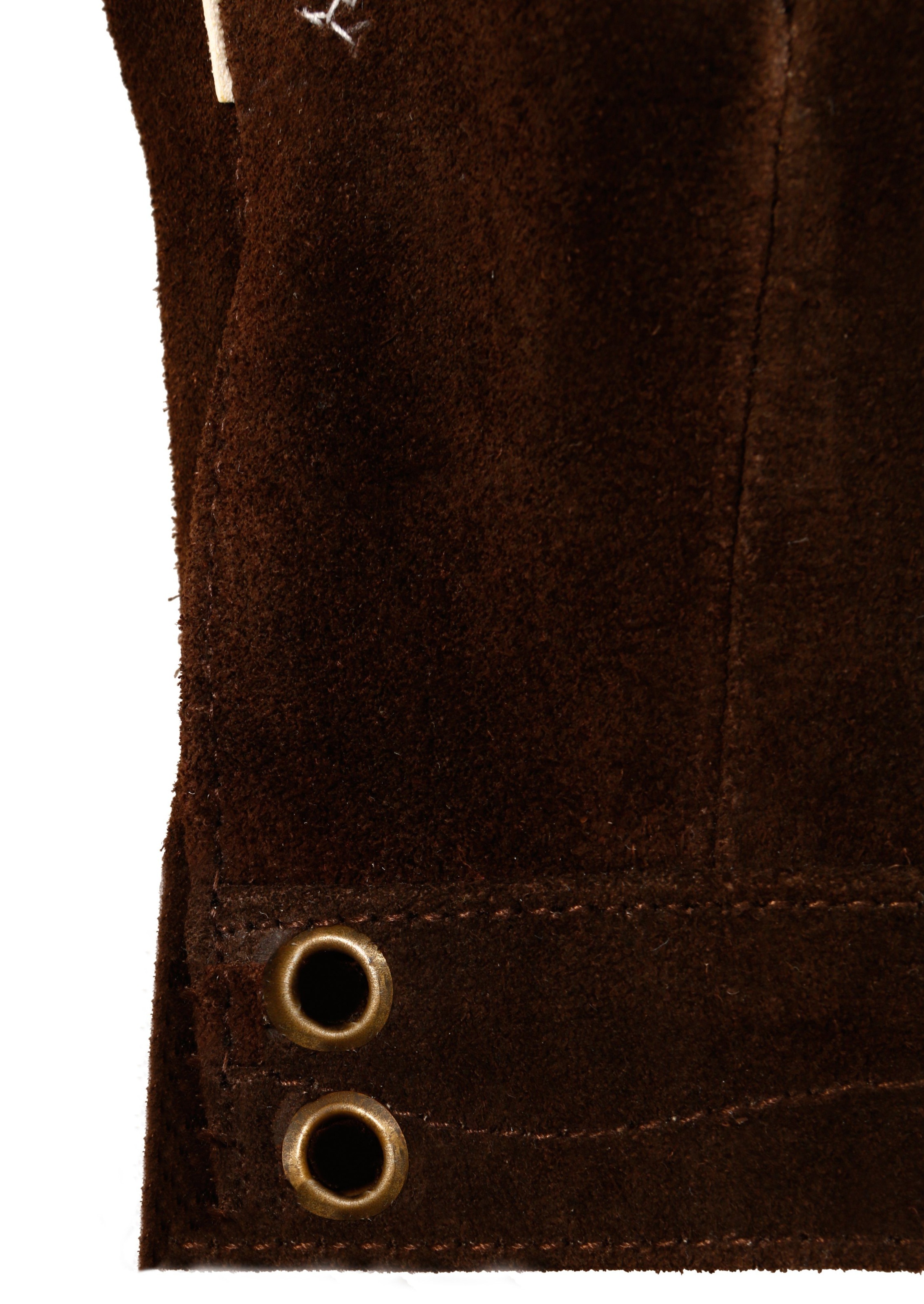 MarJo Trachtenlederhose, (2 tlg., mit Hosenträgern), Kinder mit Stickerei