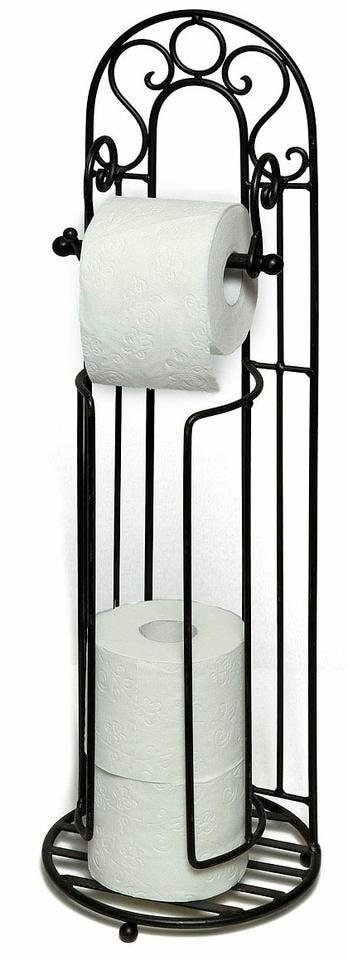 Ambiente Haus Toilettenpapierhalter »Antik«, schwarz