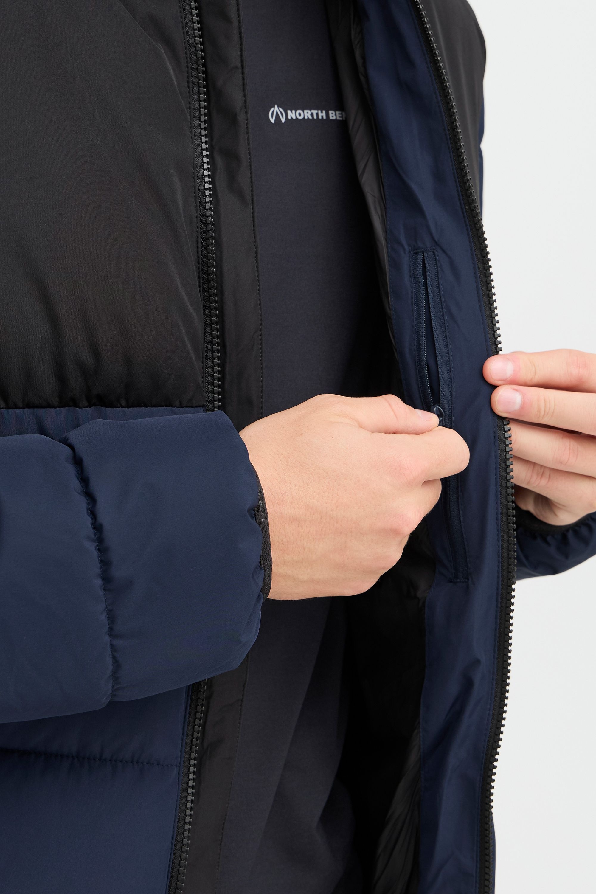 North Bend Steppjacke »Steppjacke NBSareno M«, mit Kapuze