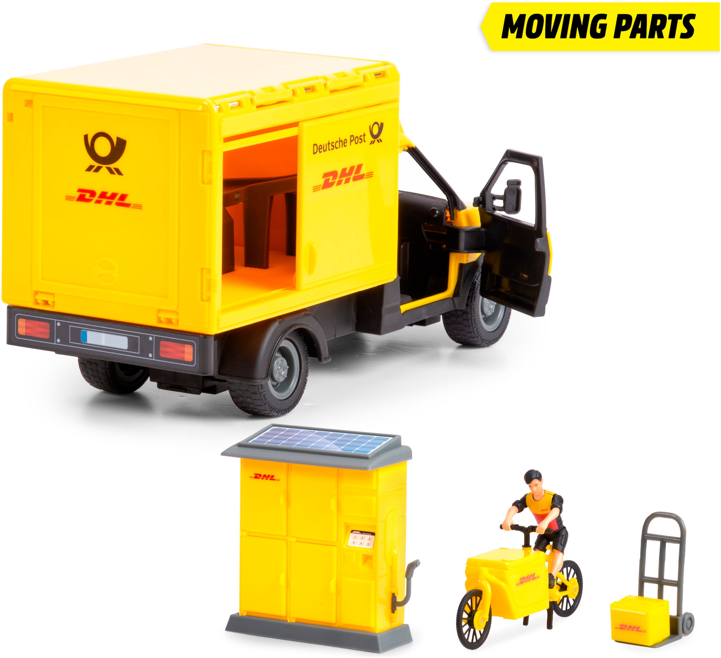 Dickie Toys Spielzeug-Auto »DHL Delivery Set«