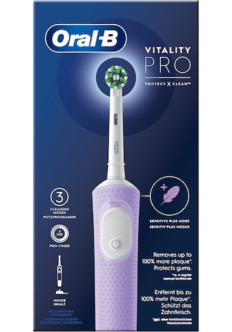 Oral B Elektrische Zahnbürste »Vitality Pro«, 1 St. Aufsteckbürsten, 3 Putzmodi kaufen