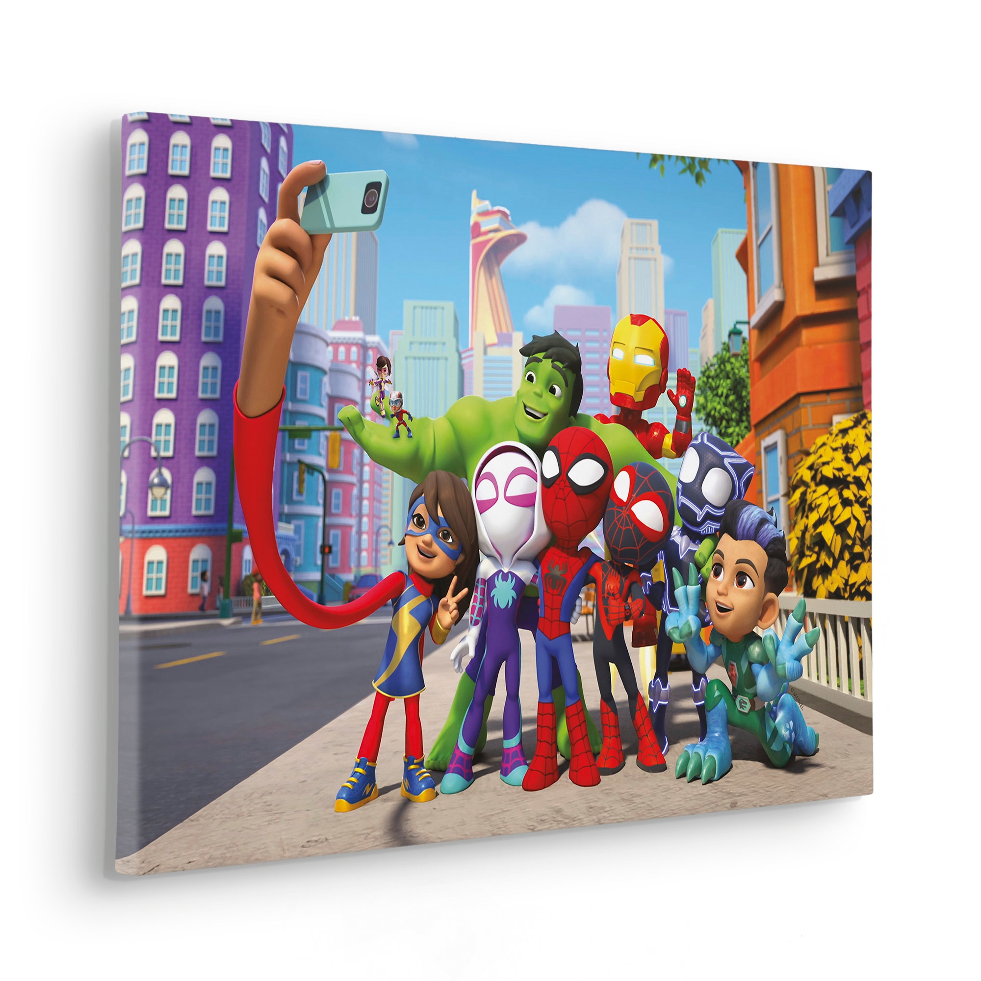 Leinwandbild »Spidey and His Amazing Friends Selfie - Größe 60 x 40 cm«, Comic, (1...