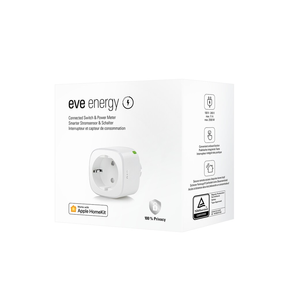 EVE Smart-Home-Zubehör »Apple HomeKit Eve Energy«