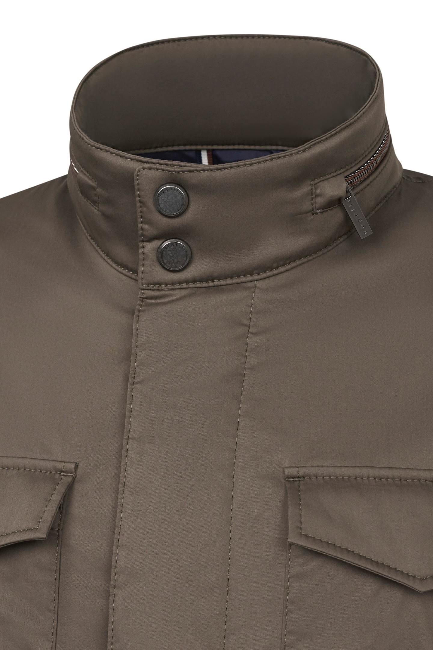 bugatti Langjacke, ohne Kapuze, mit Stehkragen