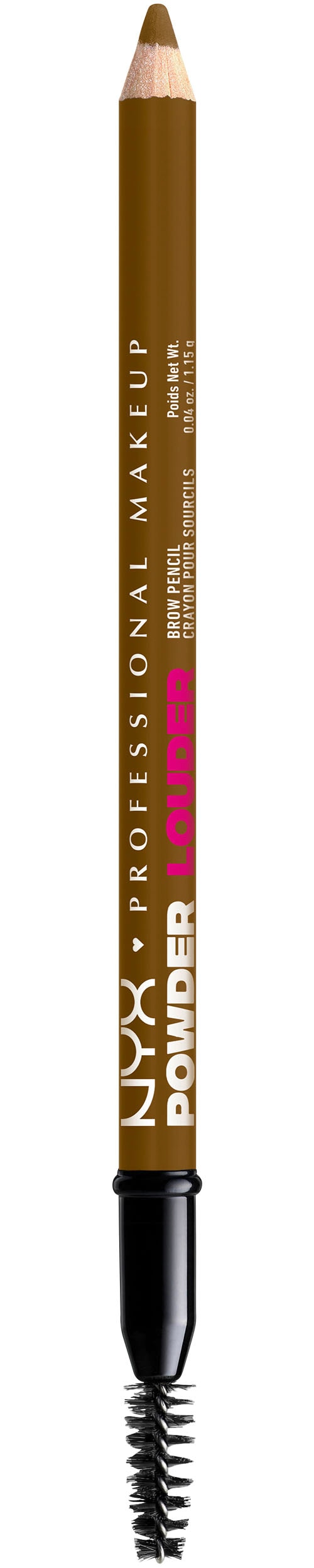 NYX Augenbrauenpflege »Powder Louder Brow Pencil«, mit Mikrofiber