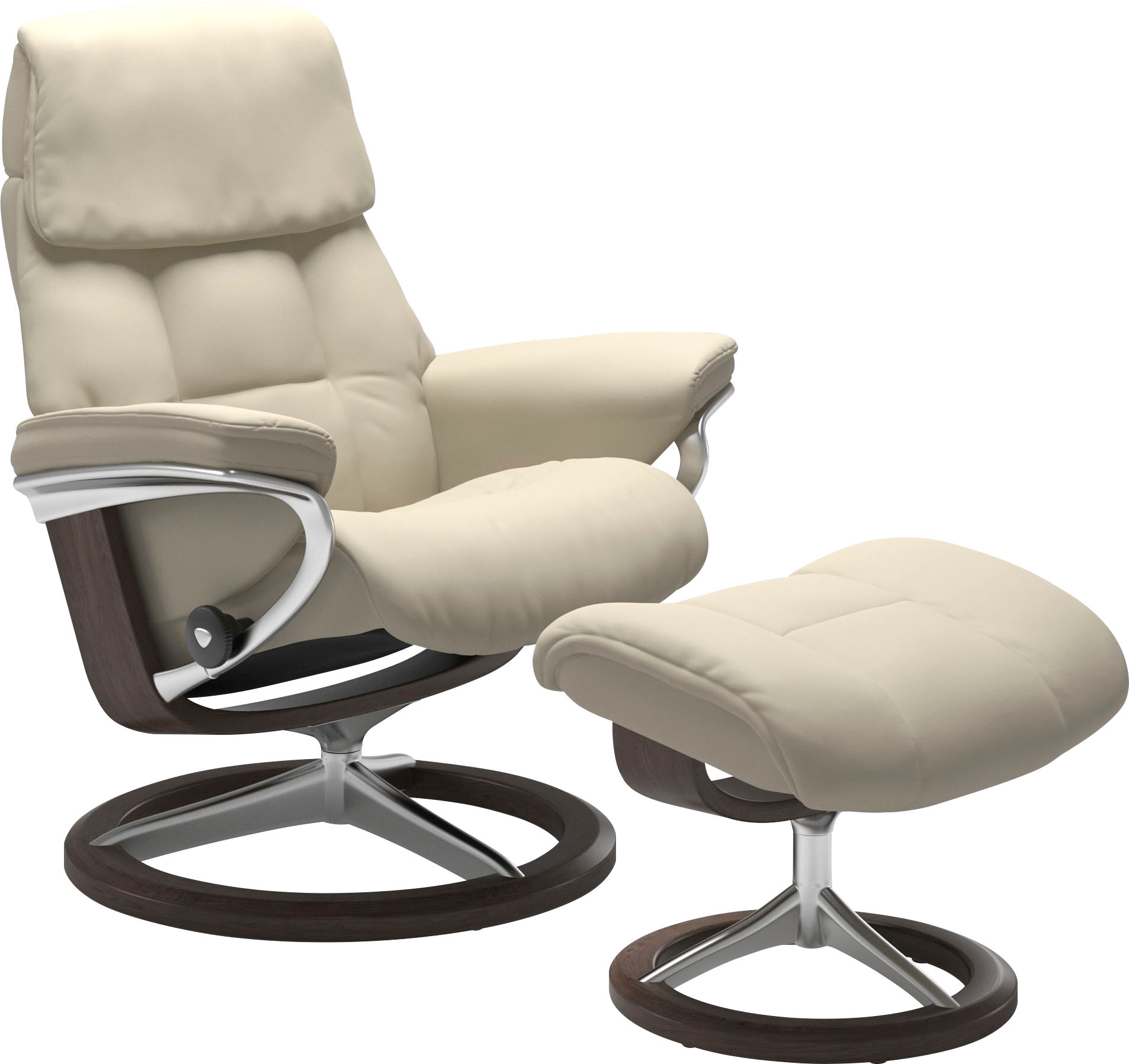 Stressless® Relaxsessel »Ruby« mit Signature Base, Größe L, Gestell Eiche, Wenge, Braun & Schwarz