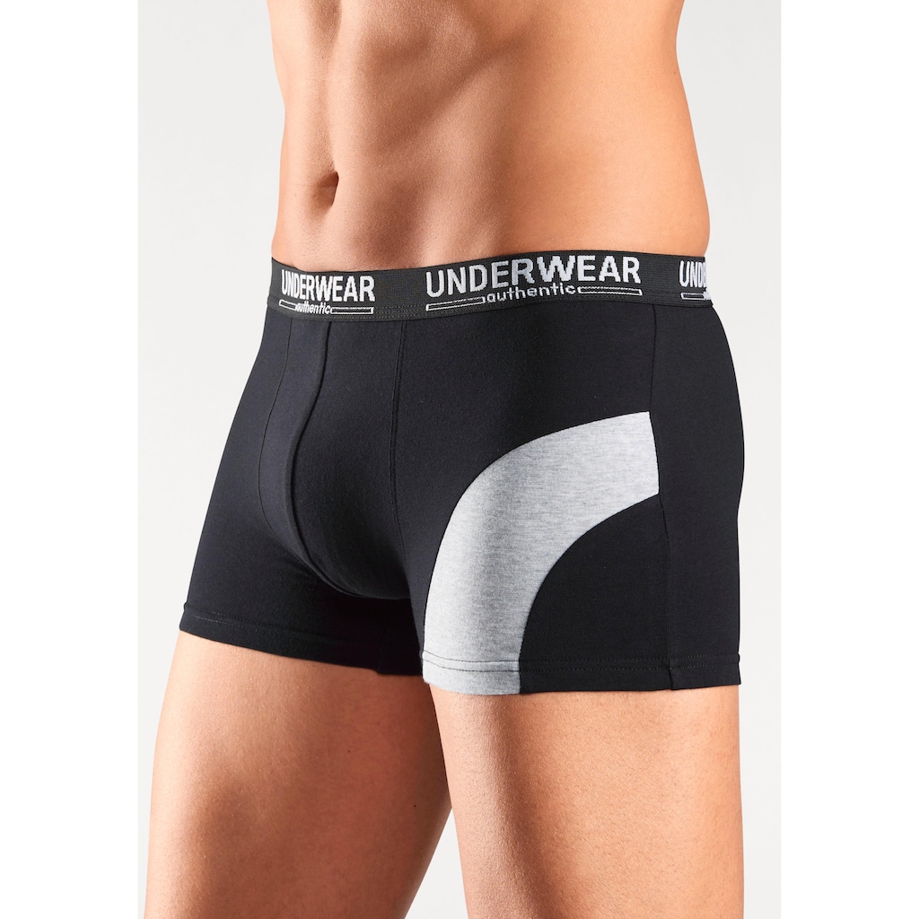 AUTHENTIC UNDERWEAR Boxer, (Packung, 4 St.)