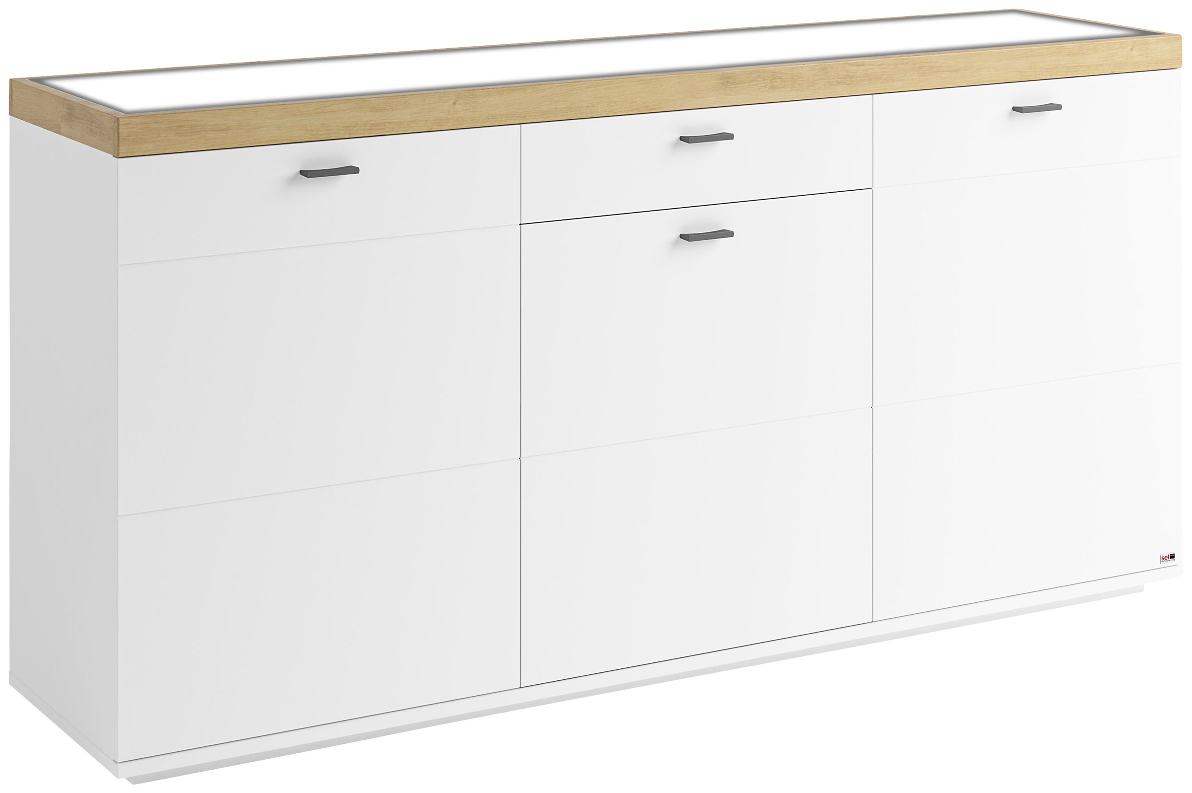 set one by Musterring Sideboard »Lancaster«, In 2 Farben, mit unterschiedlichen Oberplatten auswählbar