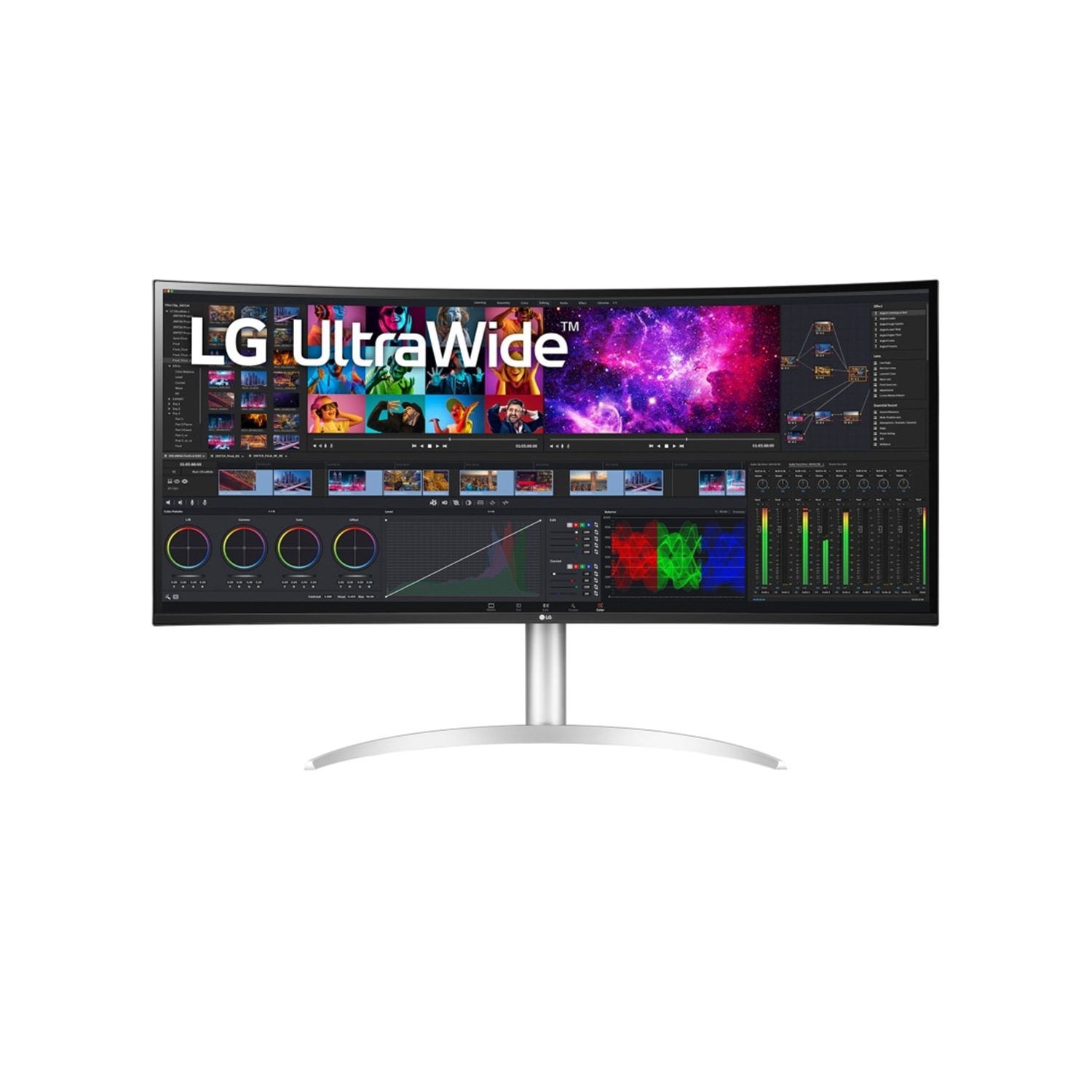 LG Curved-OLED-Monitor »40 Nano IPS Curved UltraWide Monitor«, 100,83 cm/39,7 Zoll, 5120 x 2160 px, 5 ms Reaktionszeit