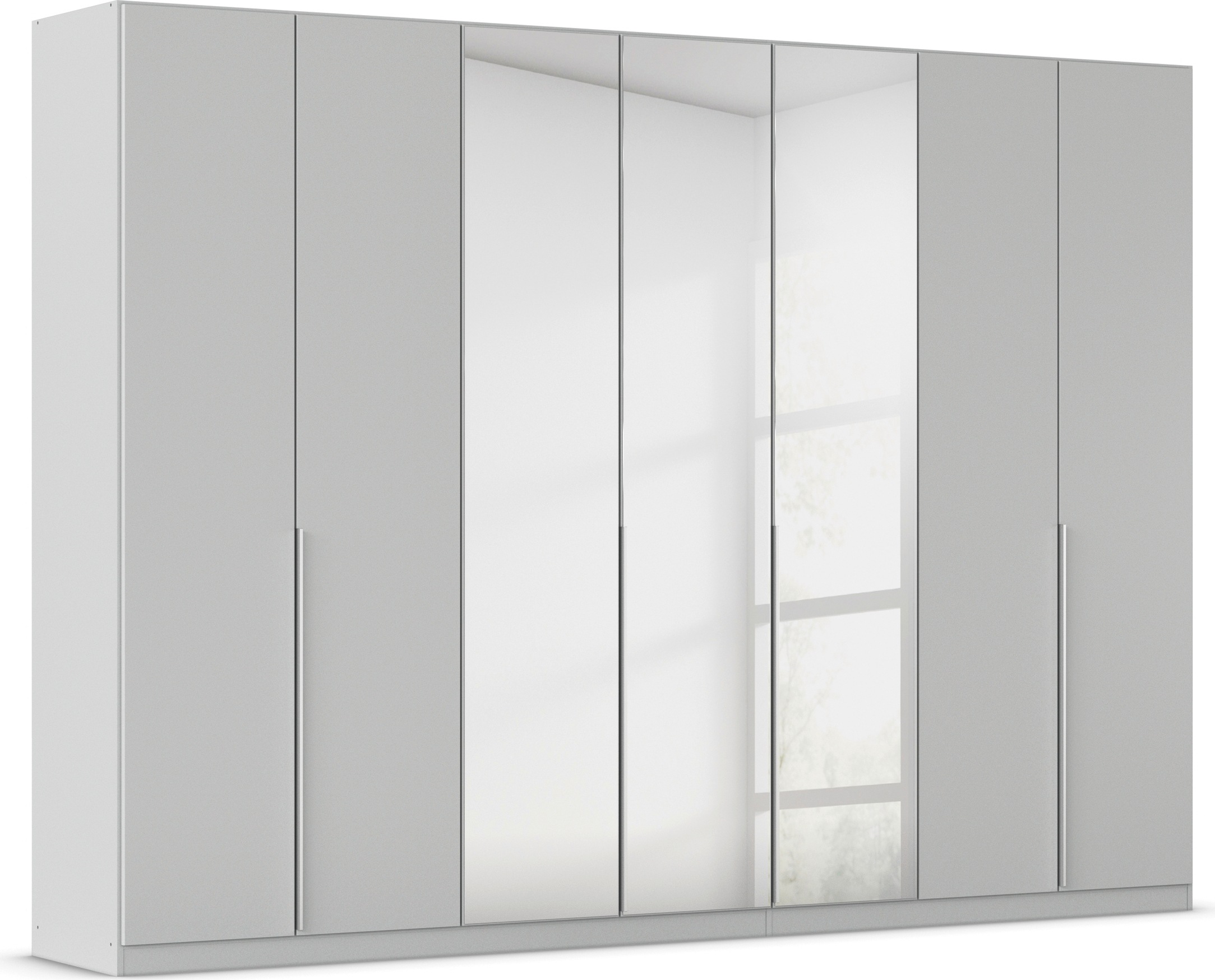 OTTO home Drehtürenschrank »Kleiderschrank Schrank Garderobe AGORDO mit Dekor- oder Hochglanzfront« in zwei Griff-Farben, Breiten 91-405 cm,  durchdachte Innenausstattung, in 8 Breiten und 2 Höhen MADE IN GERMANY