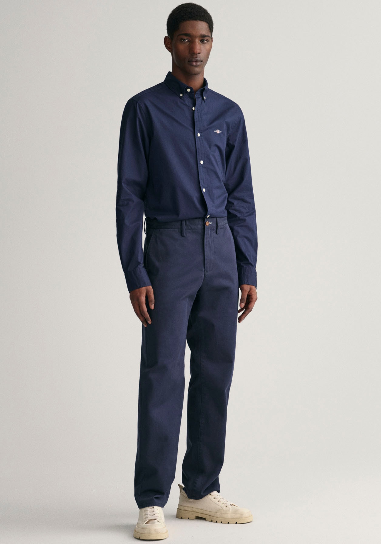 Gant Chinohose »REGULAR TWILL CHINOS«, mit gefütterten Seitentaschen