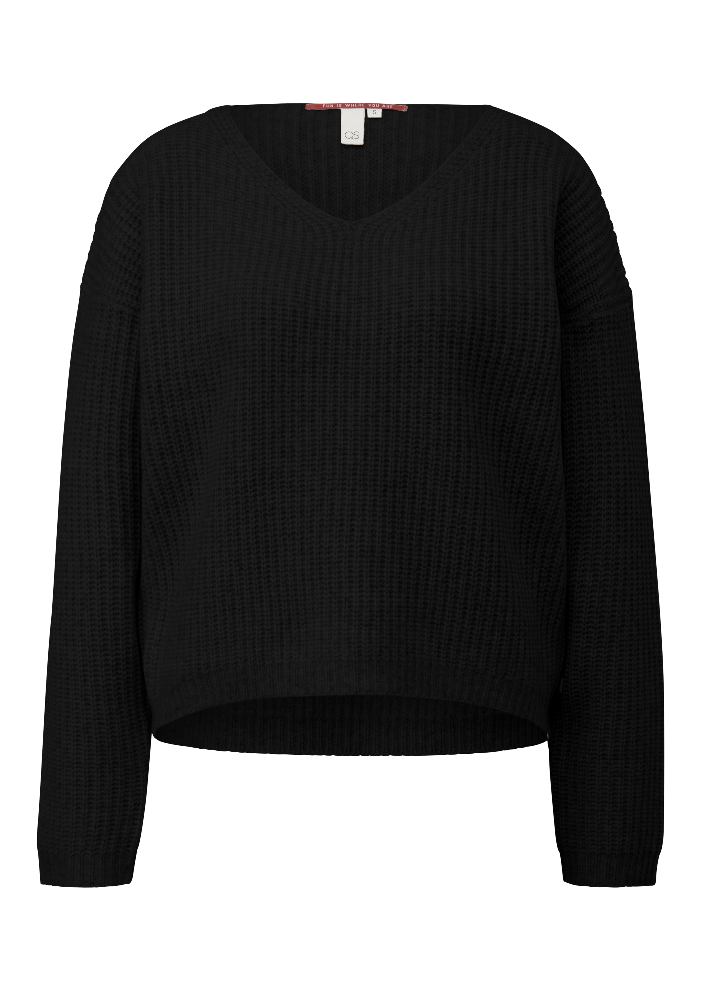 QS Strickpullover, in Melange Optik