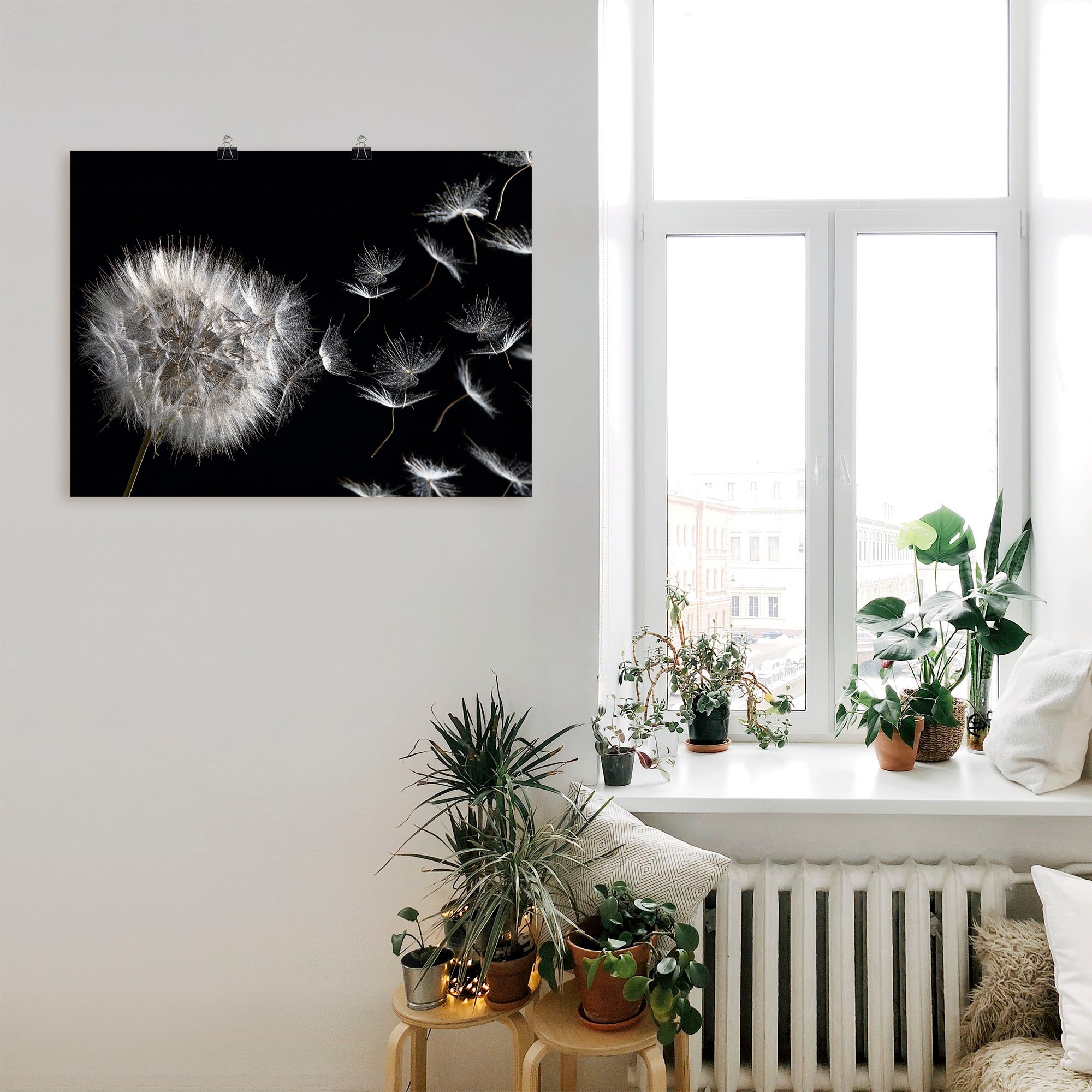 Artland Wandbild »Pusteblume« Blumenbilder 1 Stk. tlg. als Leinwandbild, Poster in verschied. Größen