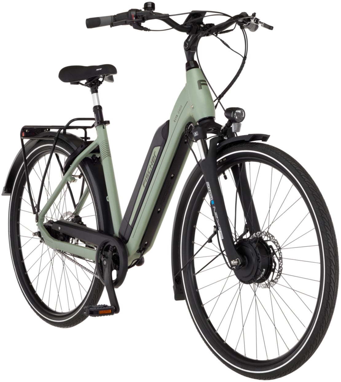 FISCHER Fahrrad »CITA 2403 459 ACTIVE« 7 Gang Shimano NEXUS Schaltwerk Frontmotor mit Akku-Ladegerät | mit Werkzeug,  Pedelec, Elektrofahrrad für Damen und Herren
