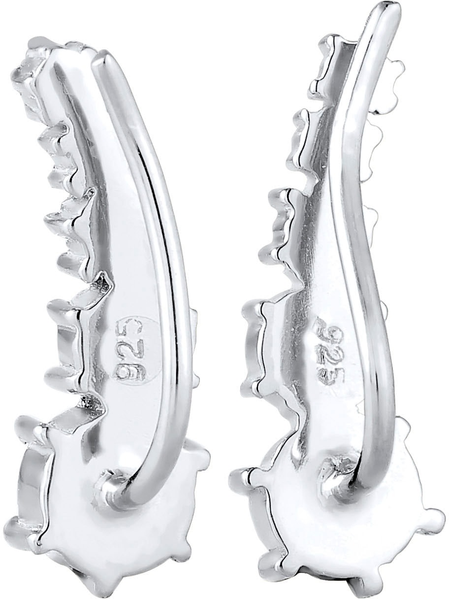 Elli Paar Ohrhänger »Schmuck Geschenk Silber 925 Ohrringe, 0310431419«, mit Glasstein