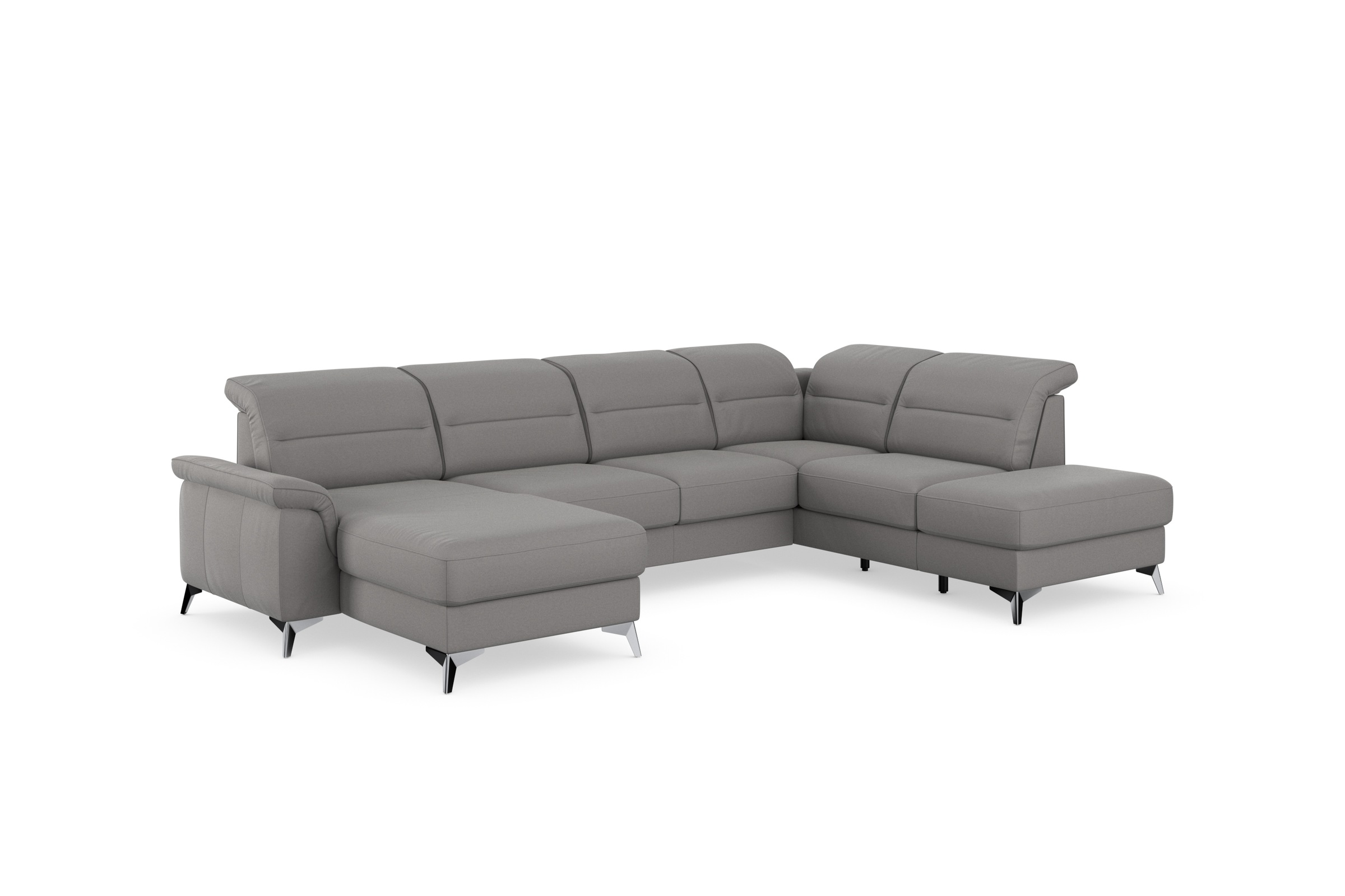 sit&more Wohnlandschaft »Sinatra U-Form«, optional mit Kopfteilverstellung und Armteilfunktion etc.