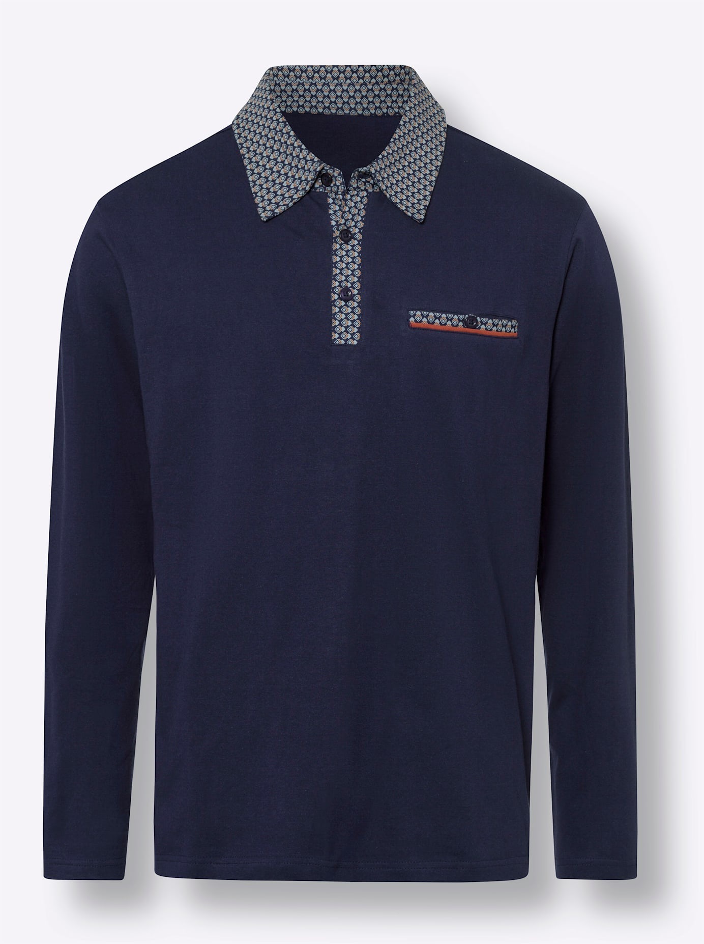 Classic Poloshirt »Langarm-Poloshirt«, (1 tlg.)