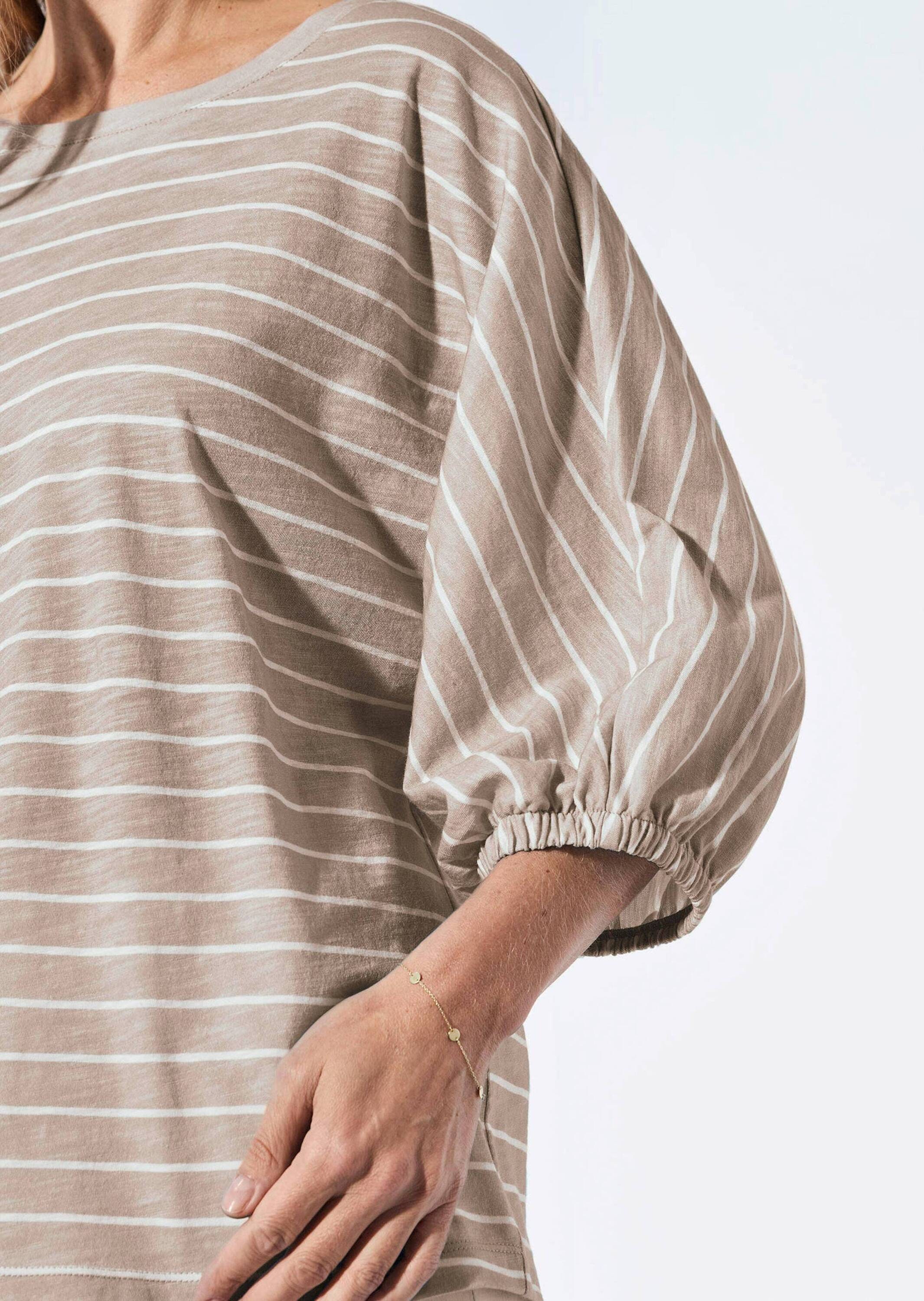 GOLDNER Kurzarmshirt »Shirt Shirt aus Effektgarn«