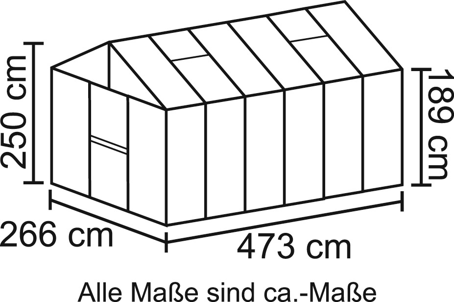 Vitavia Gewächshaus »Zeus 11900«