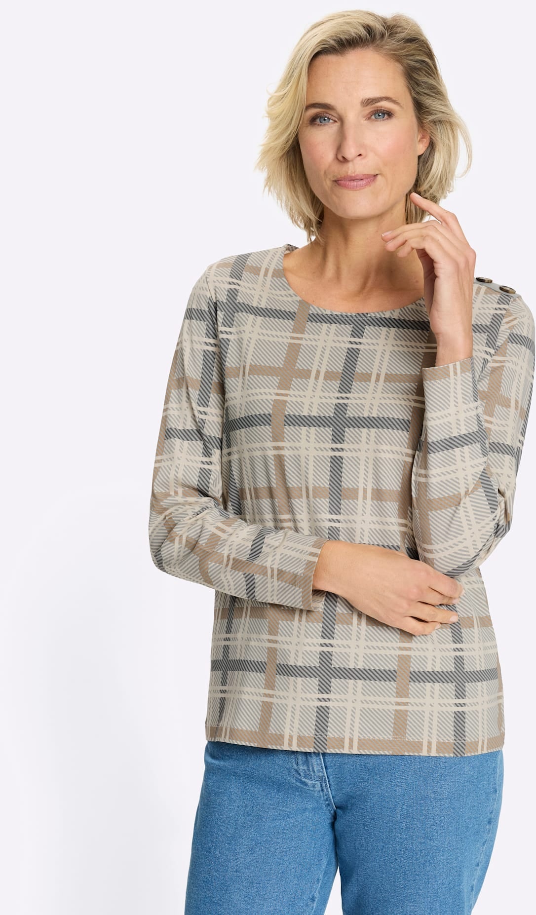 Classic Basics Langarmshirt »Rundhals-Shirt« 1