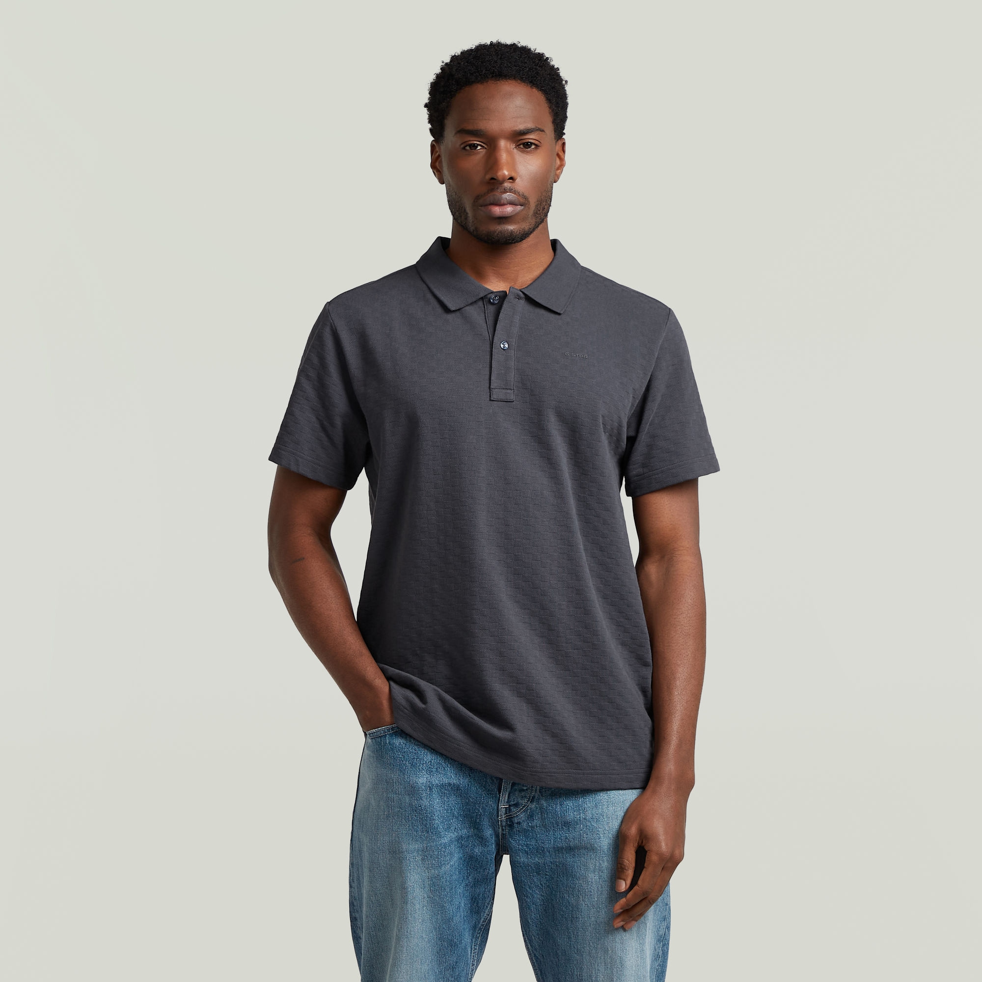 G-STAR Poloshirt »Core Regular Jacquard Polo« aus Baumwolle