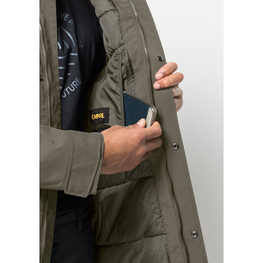 Jack Wolfskin Parka »GLACIER CANYON PARKA«, mit Kapuze