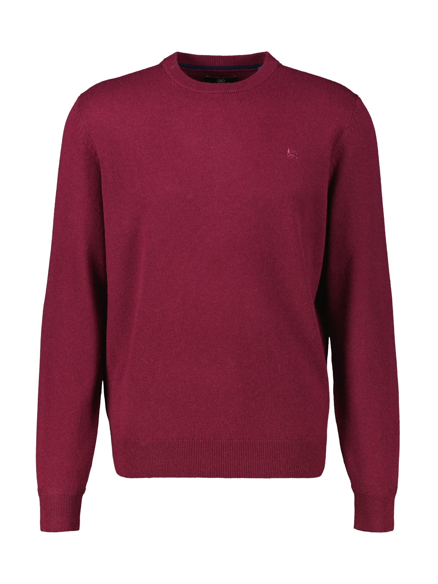 LERROS Strickpullover mit Logo Stickerei