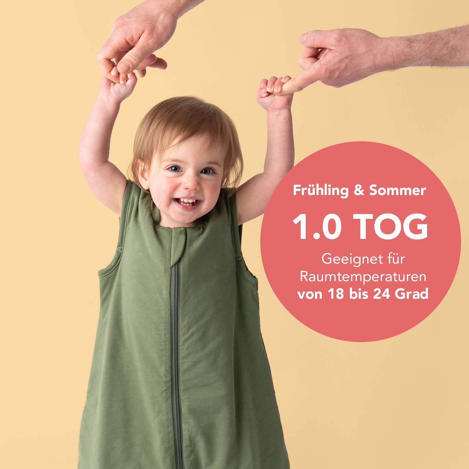 Schlummersack Babyschlafsack »Schlafsack ohne Füßen 1.0 Tog«