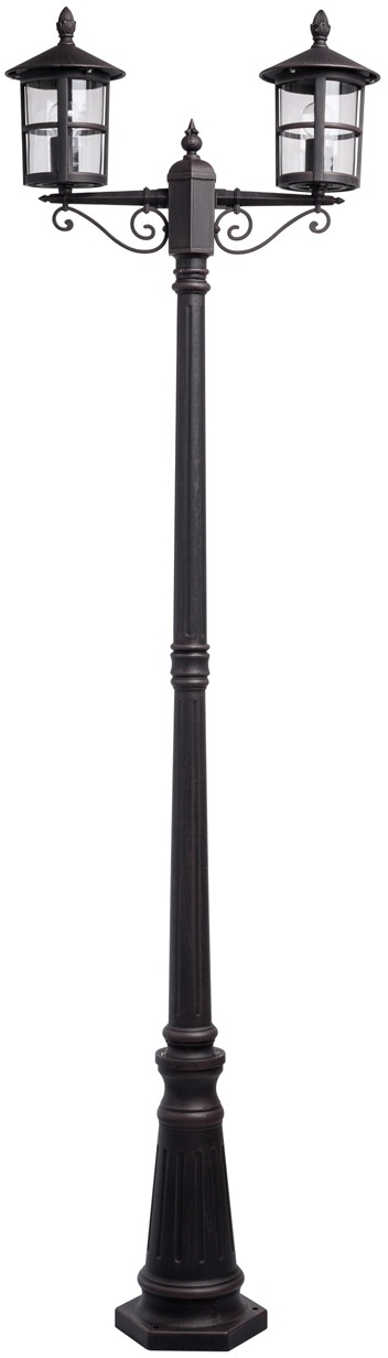 DeMarkt Außen-Stehlampe »Glasgow«, E27, 1 St., Tageslichtweiß