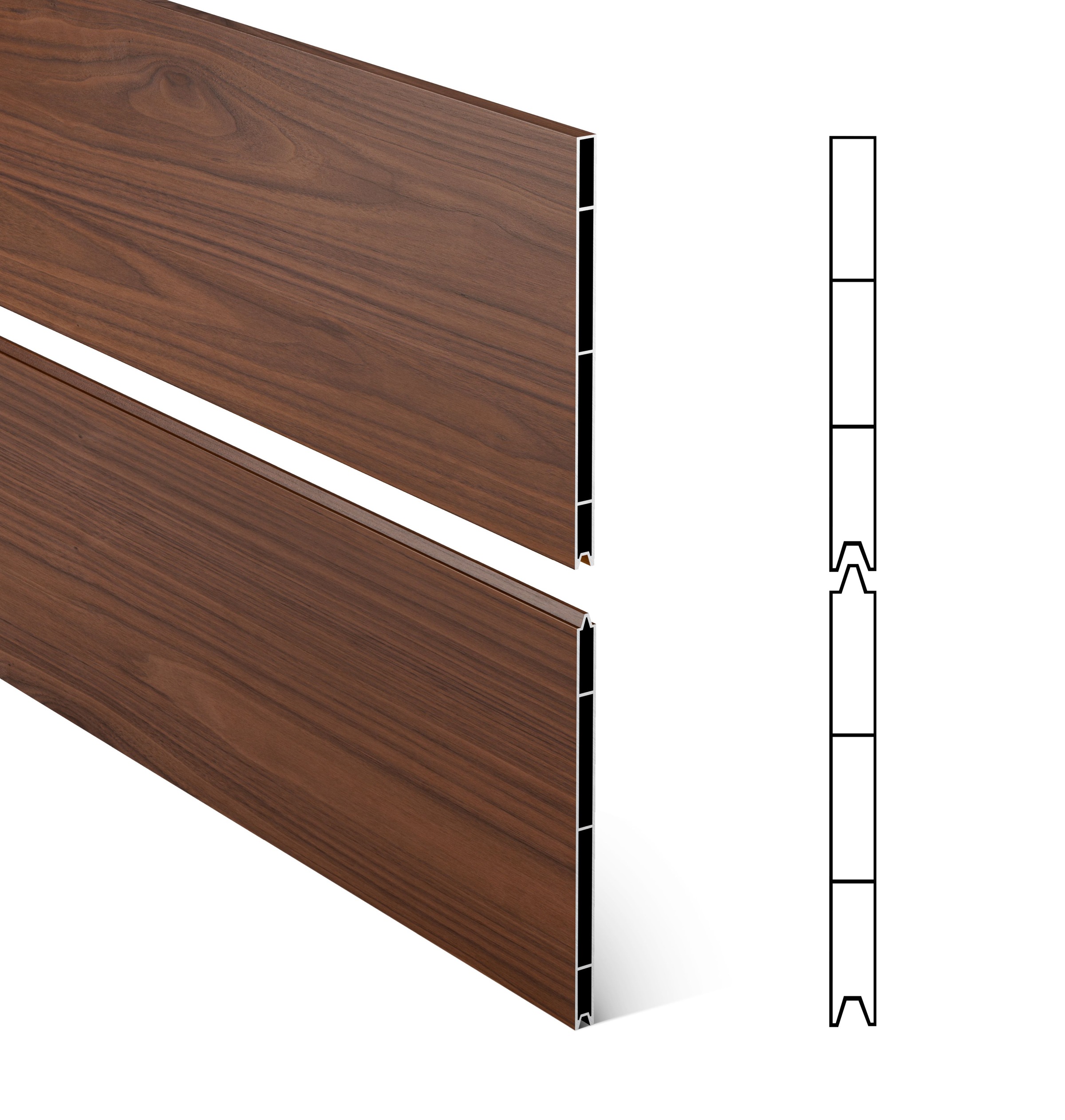 Alberts Dichtzaun »Palitio, Profilhöhe 150 mm« Aluminium, verschiedene Dekore und Längen