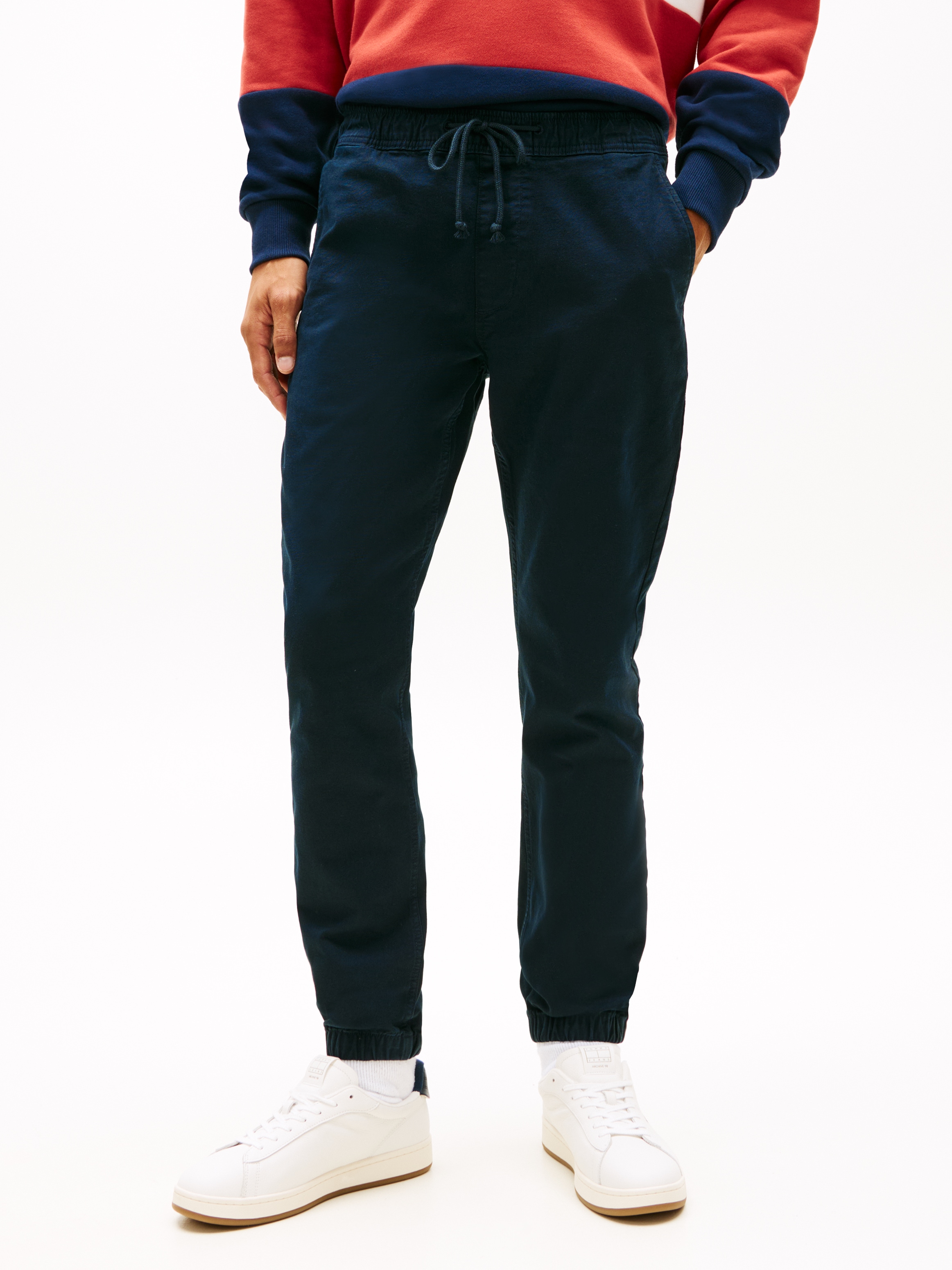 Tommy Jeans Jogger Pants »TJM SCANTON COTTON CANVAS«  mit elastischem Bund