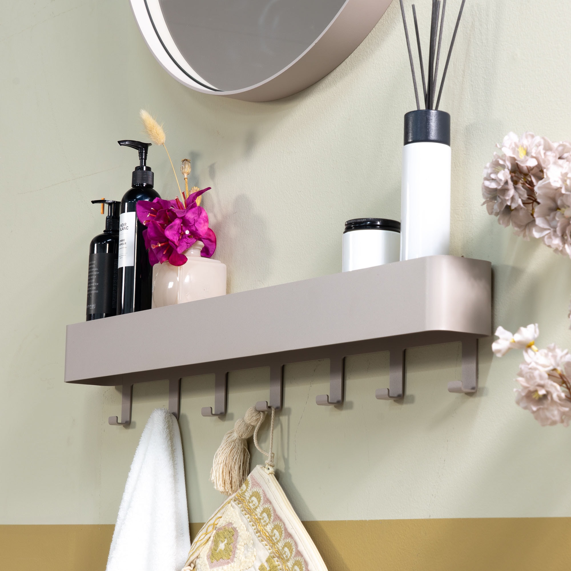 Spinder Design Garderobenhaken Metall, Breite 72 cm