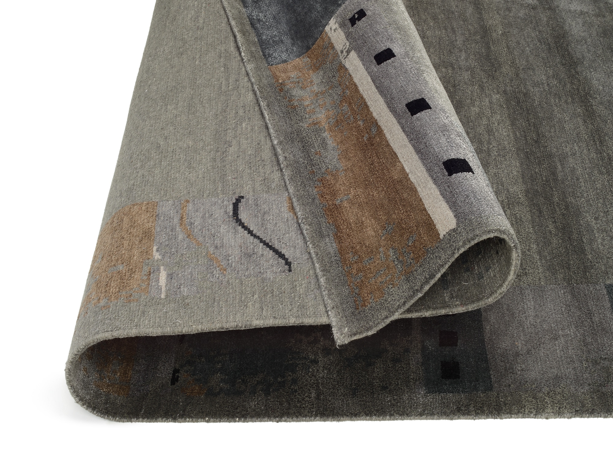 OCI DIE TEPPICHMARKE Teppich »AWARD ULKA« rechteckig 10 mm Höhe handgeknüpft, echter Design Teppich aus Nepal. 100% Naturfaser