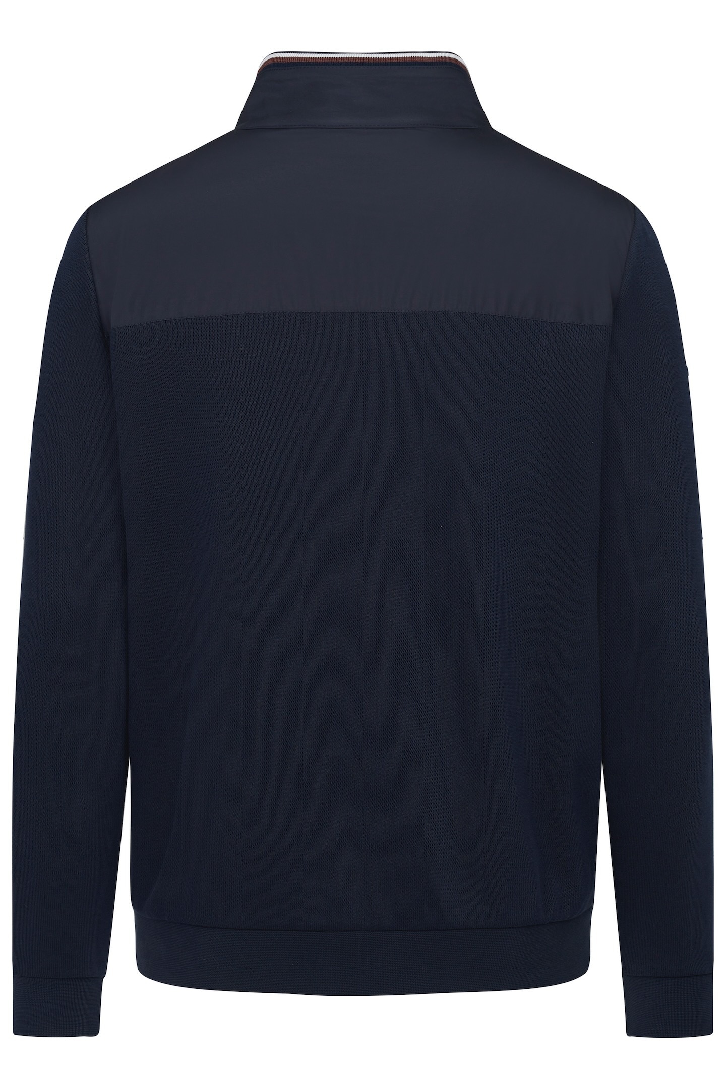 bugatti Sweatjacke, mit Reißverschluss und Stehkragen