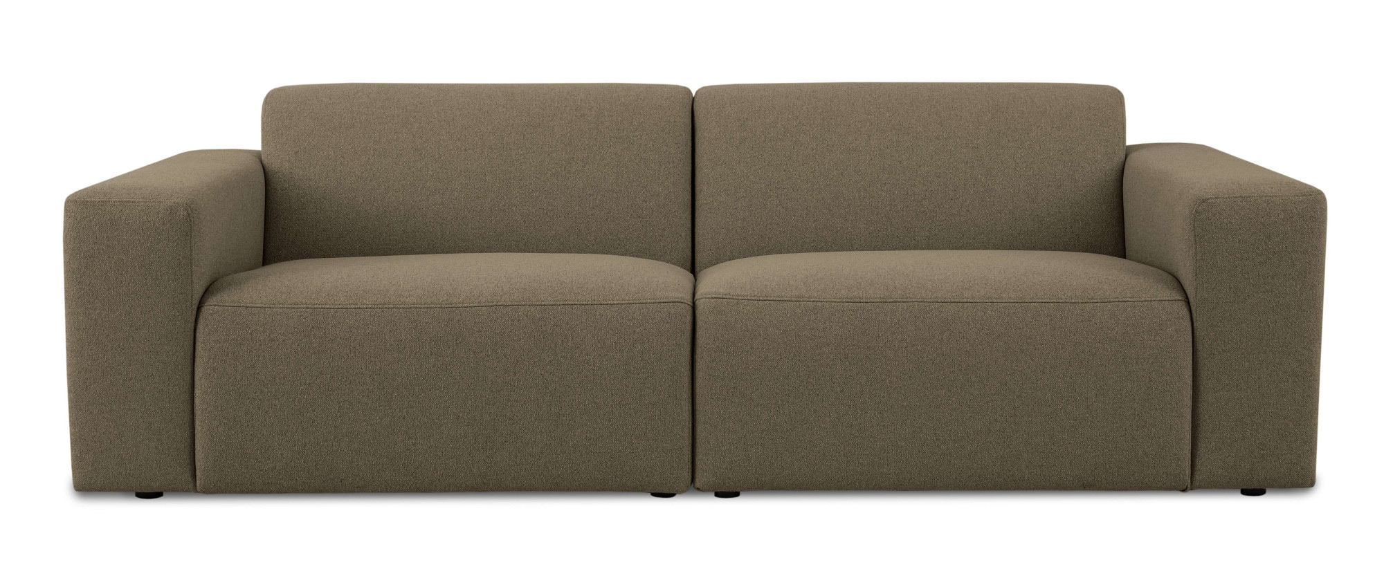 INOSIGN 3-Sitzer »Koa, 228 cm, Modulsofa in Webstoff, Cord«, Designsofa, weicher Lounge-Sitzkomfort, Welleunterfederung, bodentief