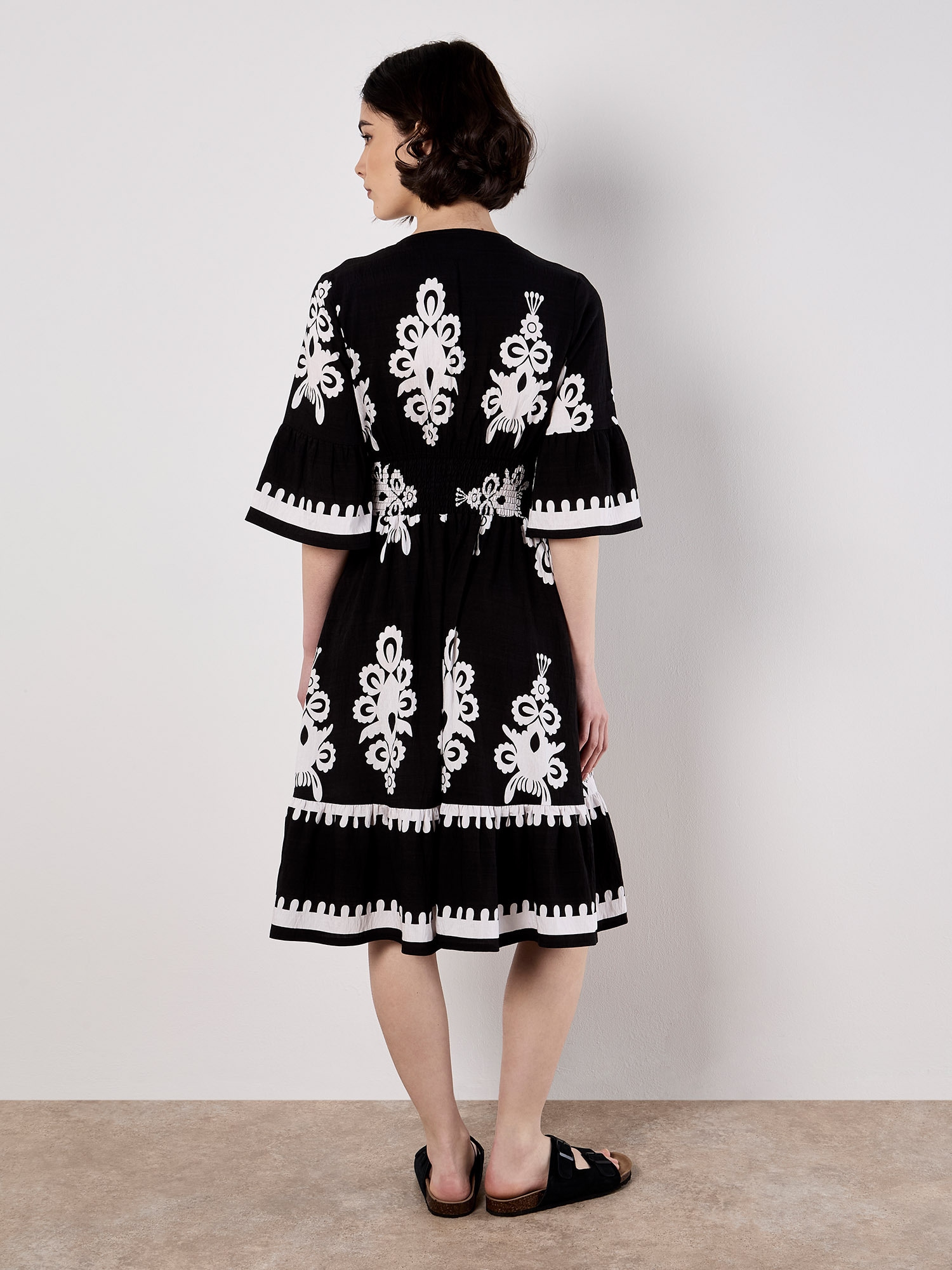 Apricot Minikleid »Midikleid« Gemustert