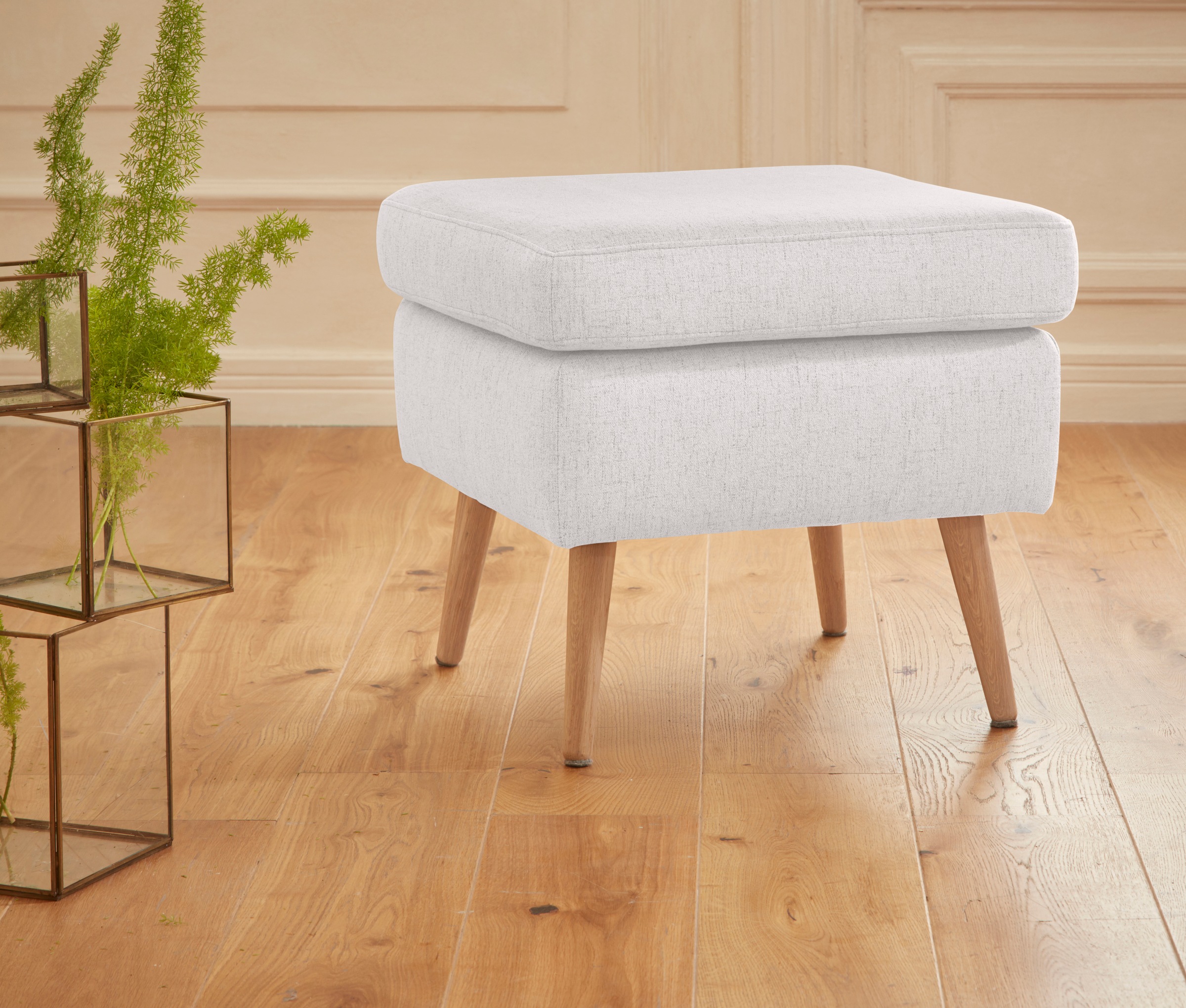 Home affaire Polsterhocker »Sallito«, die kleinere Version von "Salla", in 6 Bezugsqualitäten