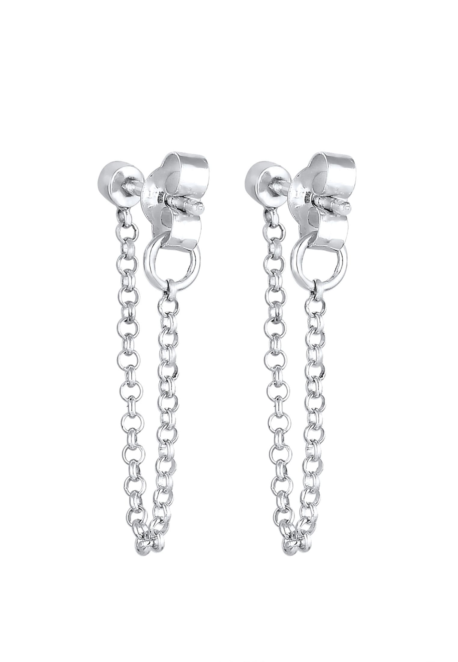 Elli Paar Ohrstecker »Ohrringe Lang Trend Kristalle 925 Silber«