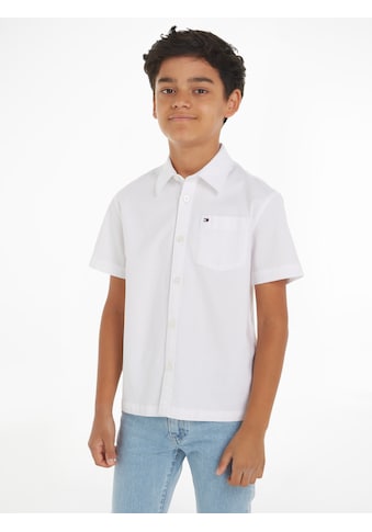 Kurzarmhemd »SOLID OXFORD SHIRT S/S«, Kinder bis 16 Jahre