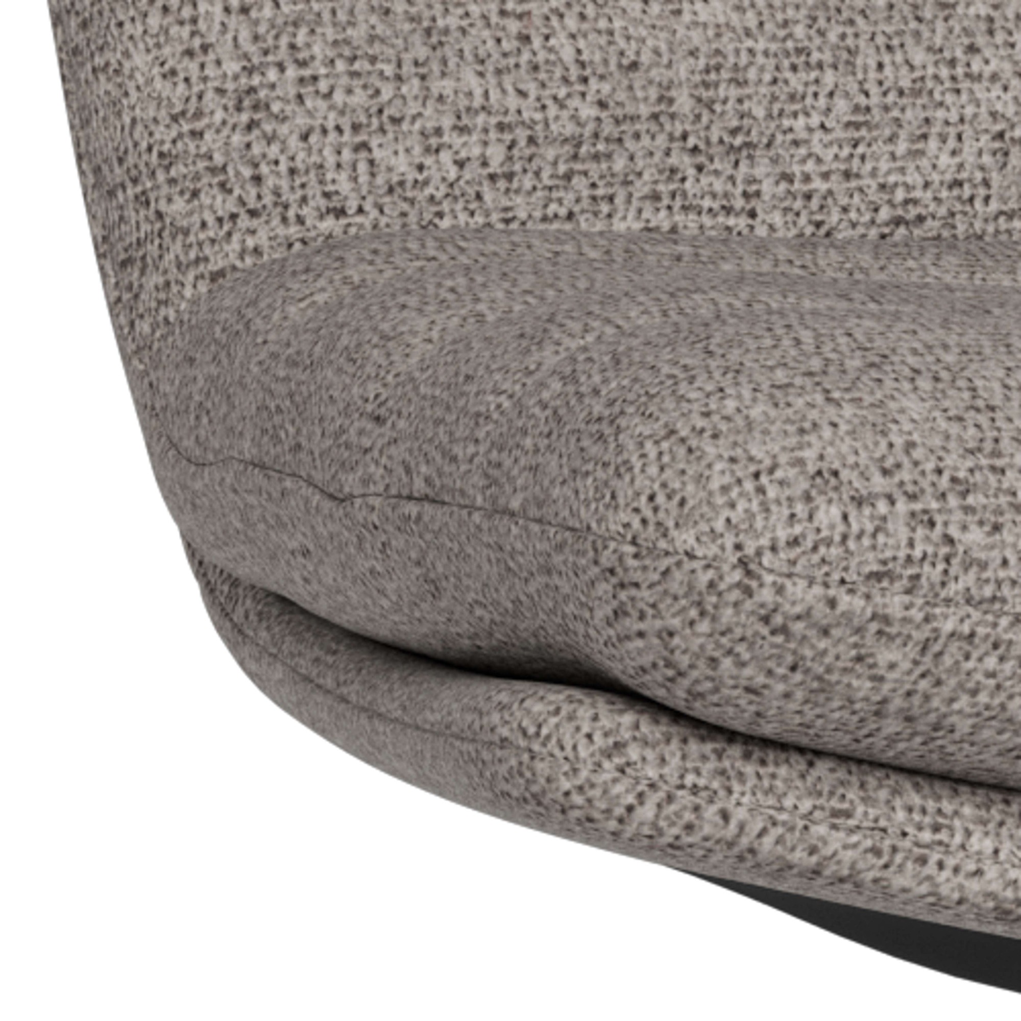 ACTONA GROUP Esszimmerstuhl »Grafton, Polsterstuhl, Stuhl« (Set) 2 Stk.Stuhl,  Bouclé, L-Form, Drehfunktion, Sitzhöhe 48,5