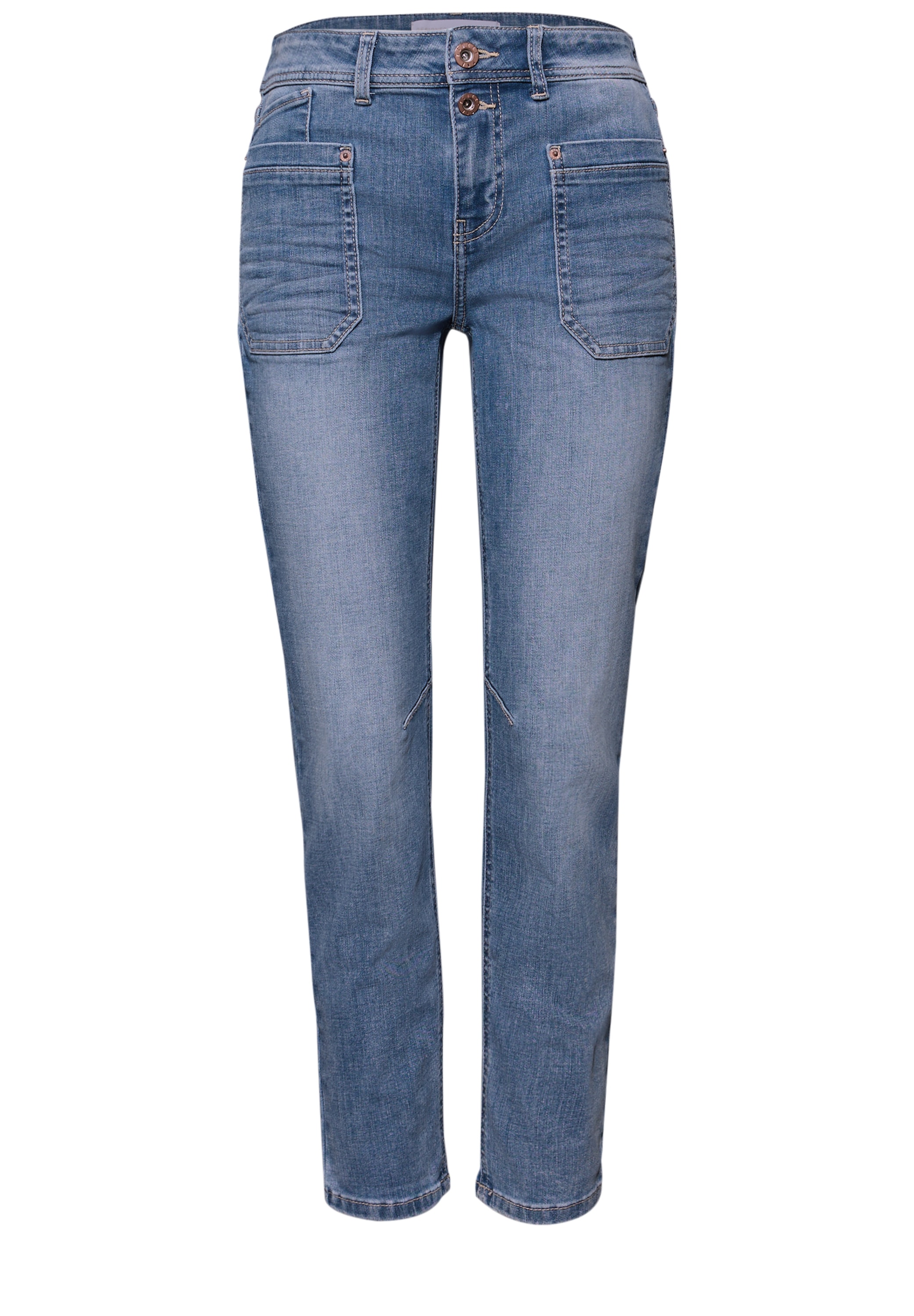 STREET ONE Loose-fit-Jeans »Style Charlie Boyfriend« im 5-Pocket-Style und mit Viskose und Stretch