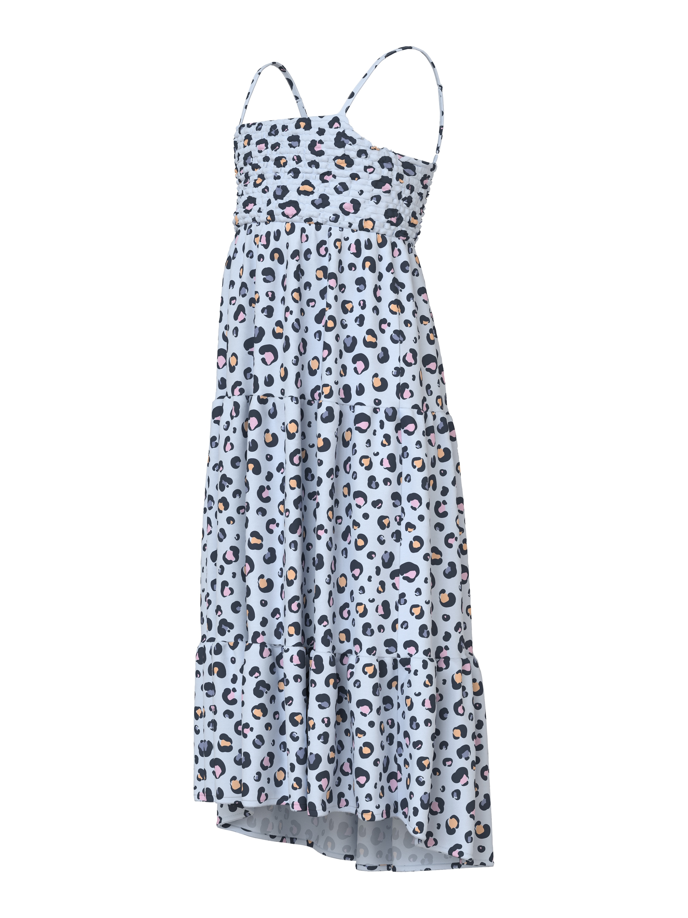 Name It Trägerkleid »NKFVINAYA STRAP MAXI DRESS« Materialmix, regular fit