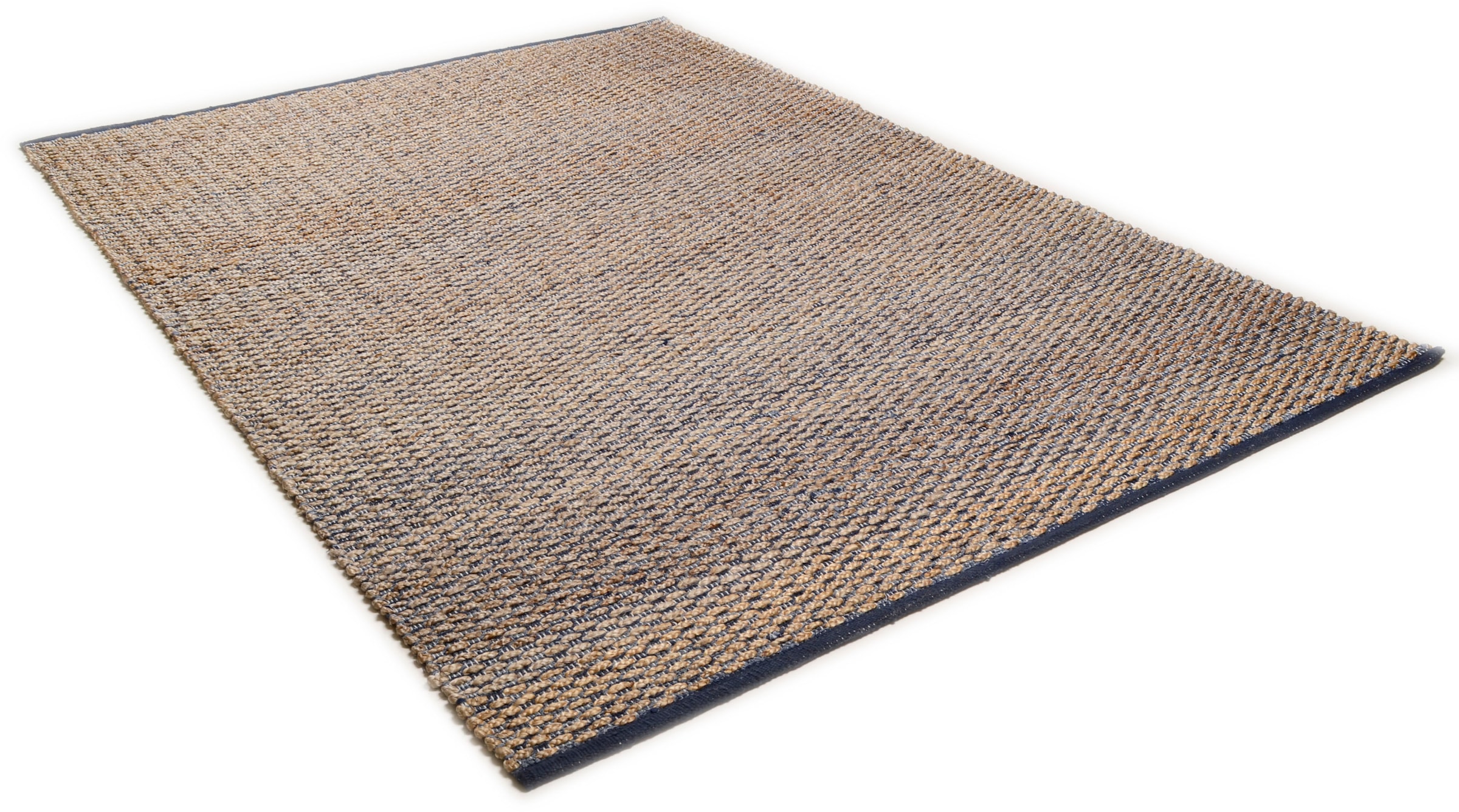 TOM TAILOR HOME Teppich »Braid«, rechteckig, Flachgewebe, handgewebt, Material: 70% Jute, 30% Baumwolle