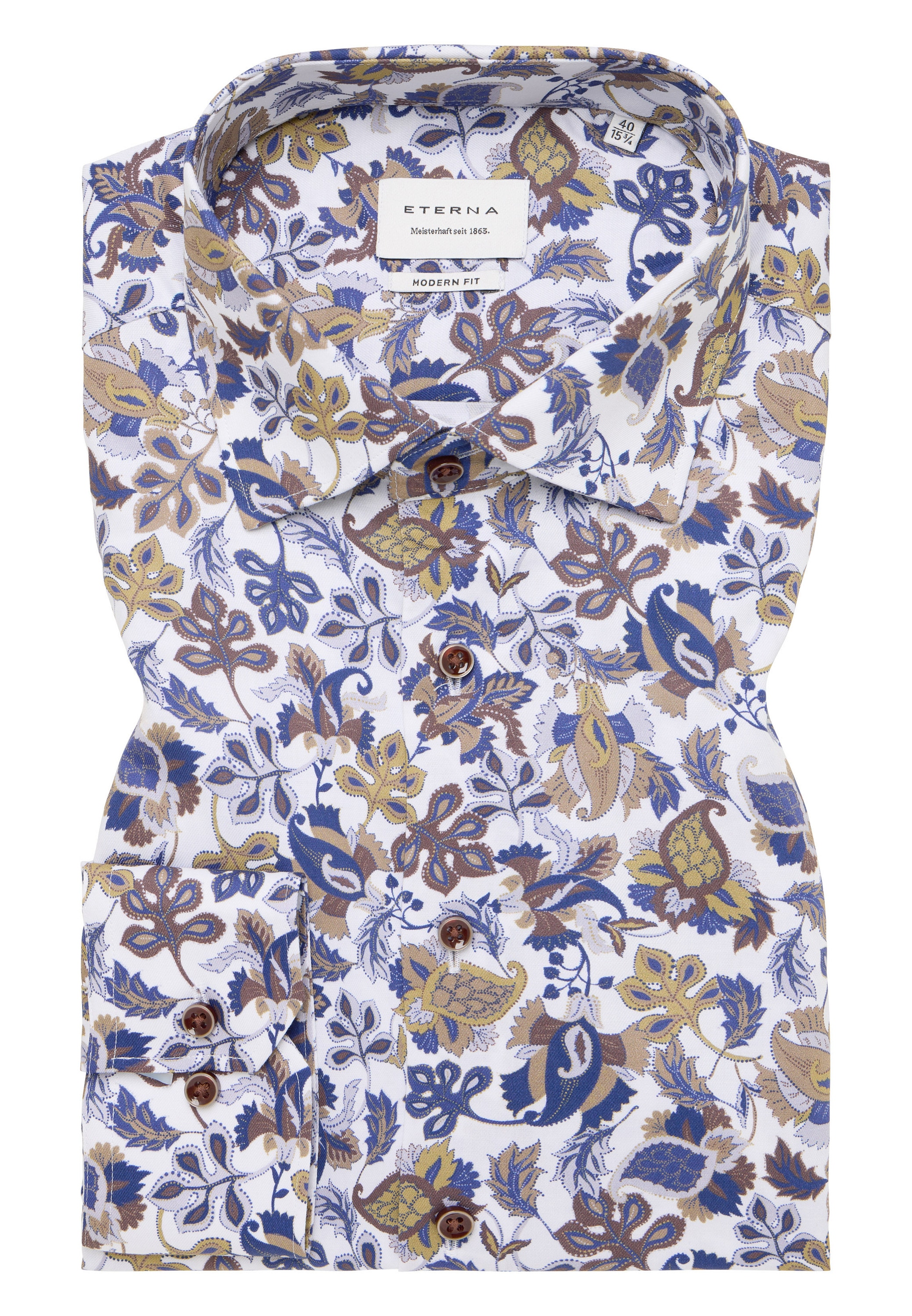 Eterna Langarmhemd »MODERN FIT«, NON IRON (bügelfrei)
