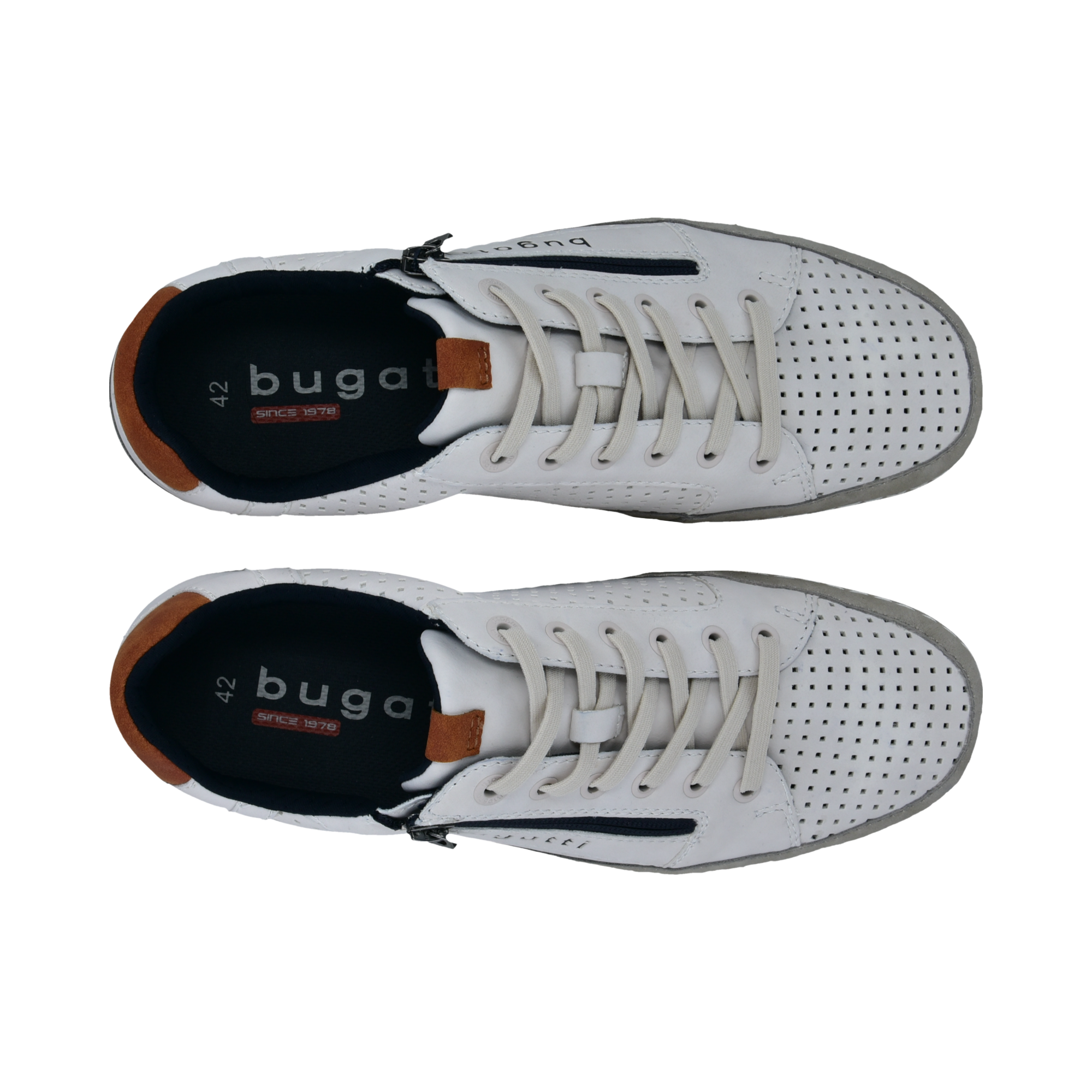 bugatti Sneaker  Halbschuh, Freizeitschuh mit praktischem Reißverschluss