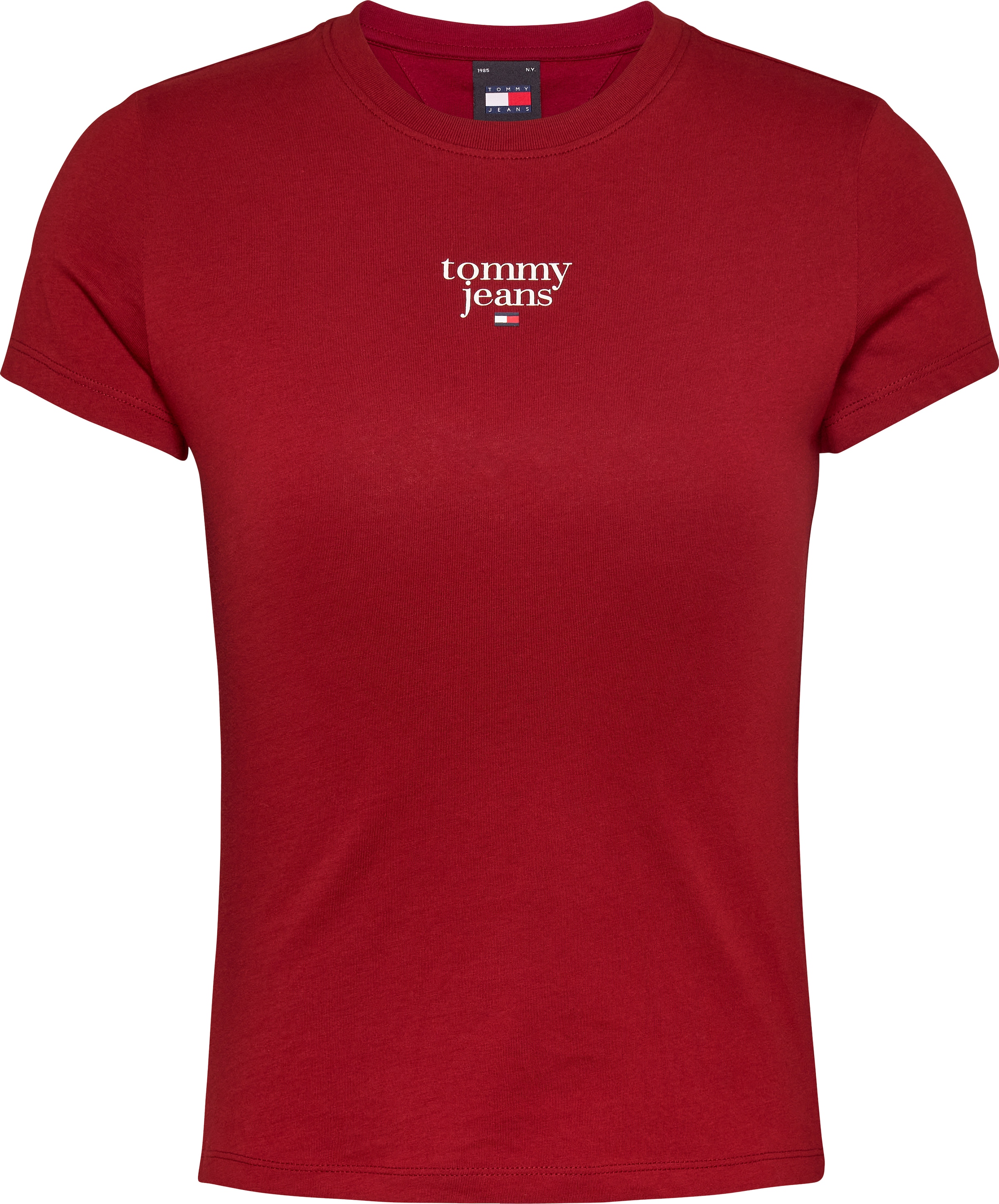 Tommy Jeans Curve T-Shirt »TJW SLIM ESSENTIAL LOGO1 TEE EXT«, in Großen Größen mit Logoschriftzug