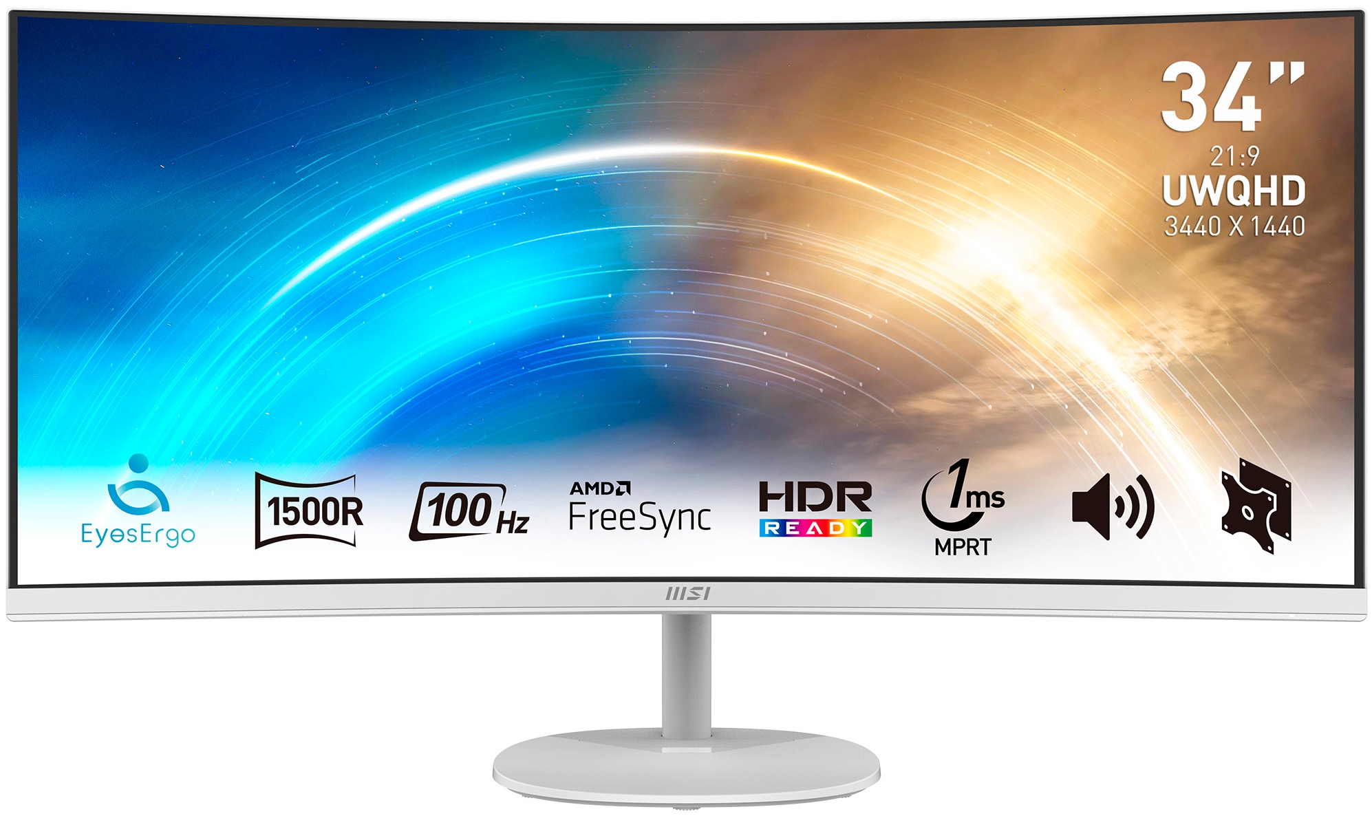 GAMEMAX Gaming-PC-Komplettsystem »MegaDeal Horizon 2886 AMD Ryzen 5 9600X WAK 32GB DDR5 1TB SSD RX 9070« 34 ″ AMD Ryzen 5 Radeon RX 9070 32 GB RAM 1.000 GB SSD Windows 11, DDR5 RAM+ MSI PRO MP341CQW LED-Monitor Curved 86,4cm (34")