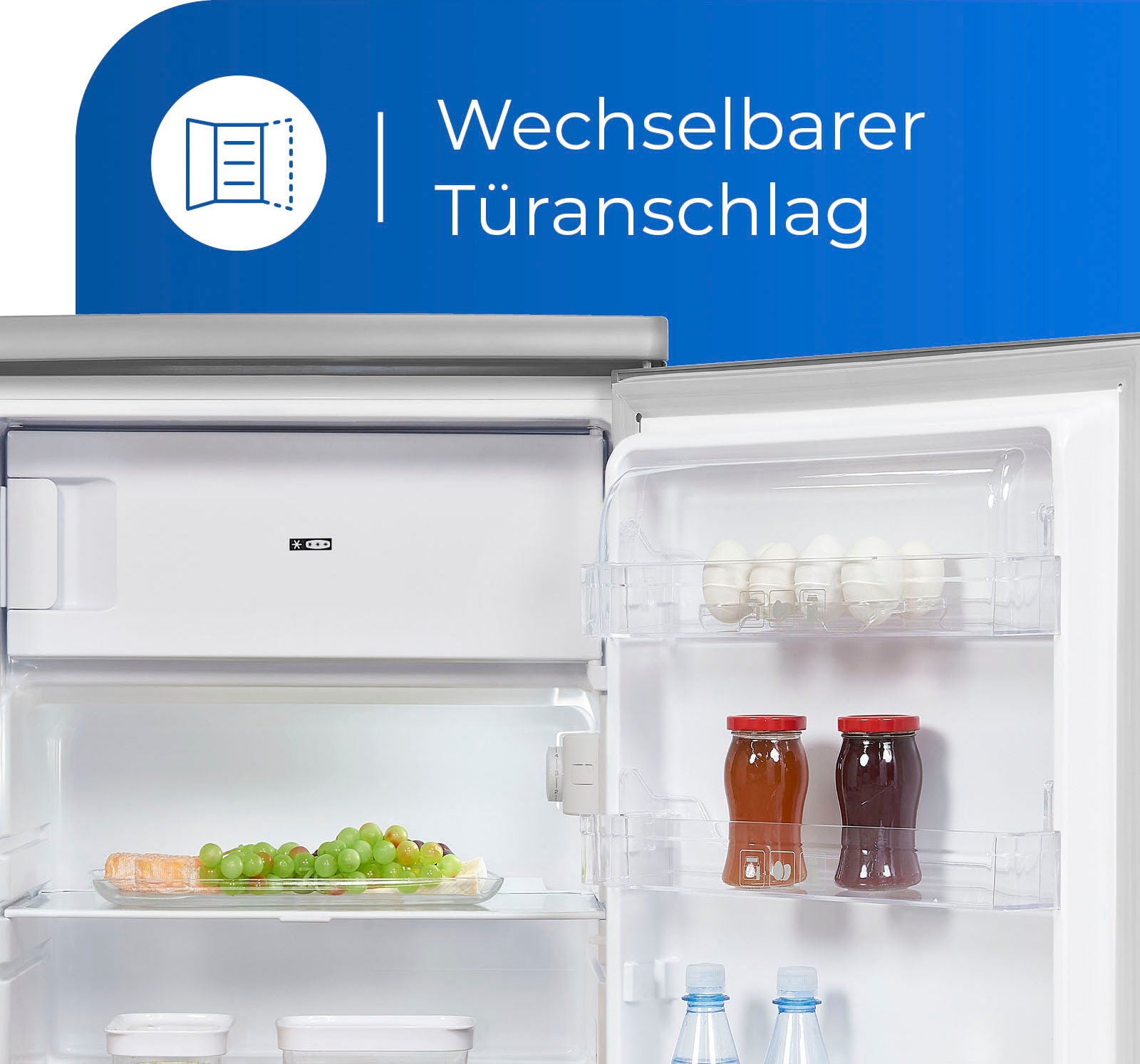 exquisit Kühlschrank, KS16-4-HE-040E inoxlook, 85,5 cm hoch, 55,0 cm breit  jetzt bei OTTO | Kühlschränke